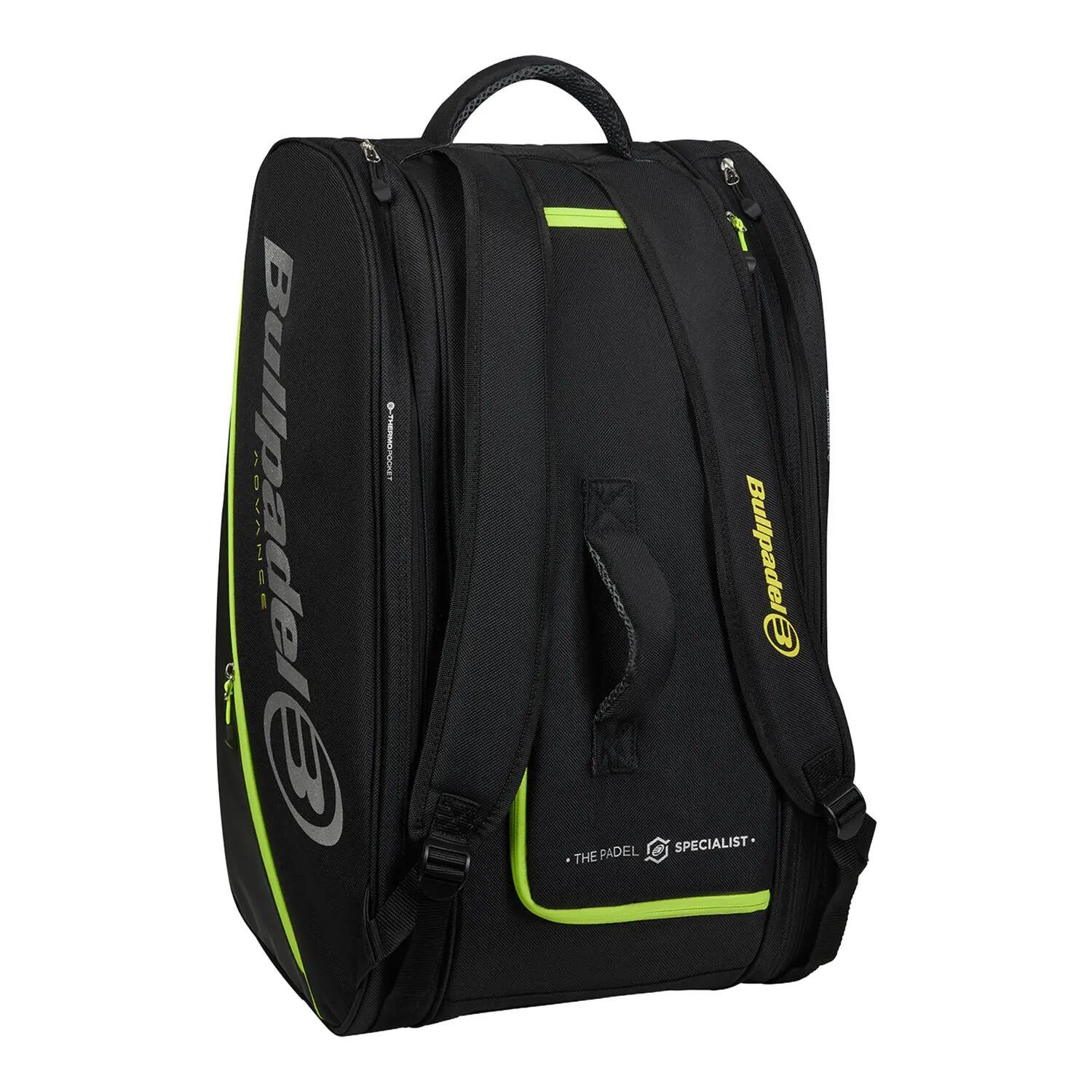 PADEL BAG BULLPADEL ADVANCE BPP26014 BLACK GREEN 2/7