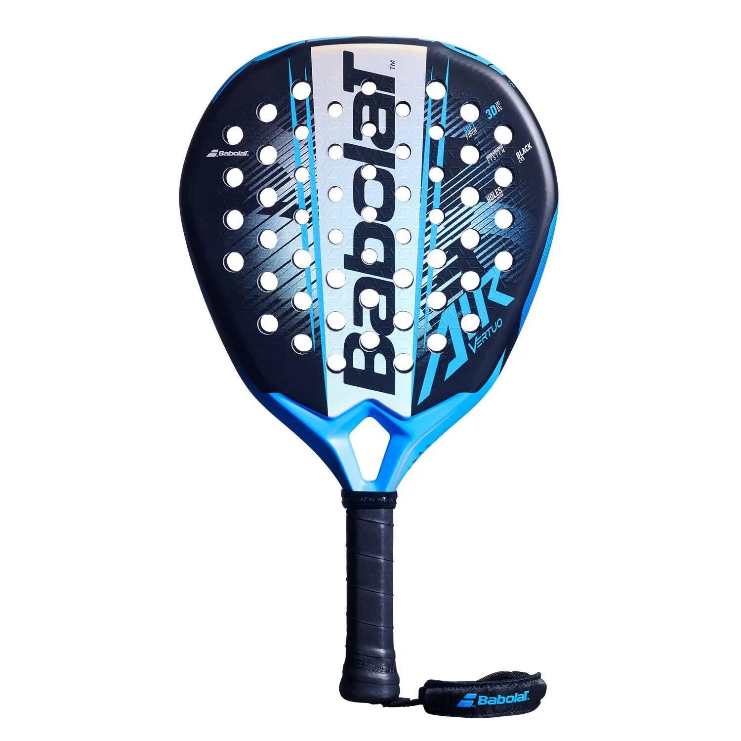 Babolat Air Vertuo 2.6 Racchetta Padel Leggera 345g con Soft Fiber e EVA Nero