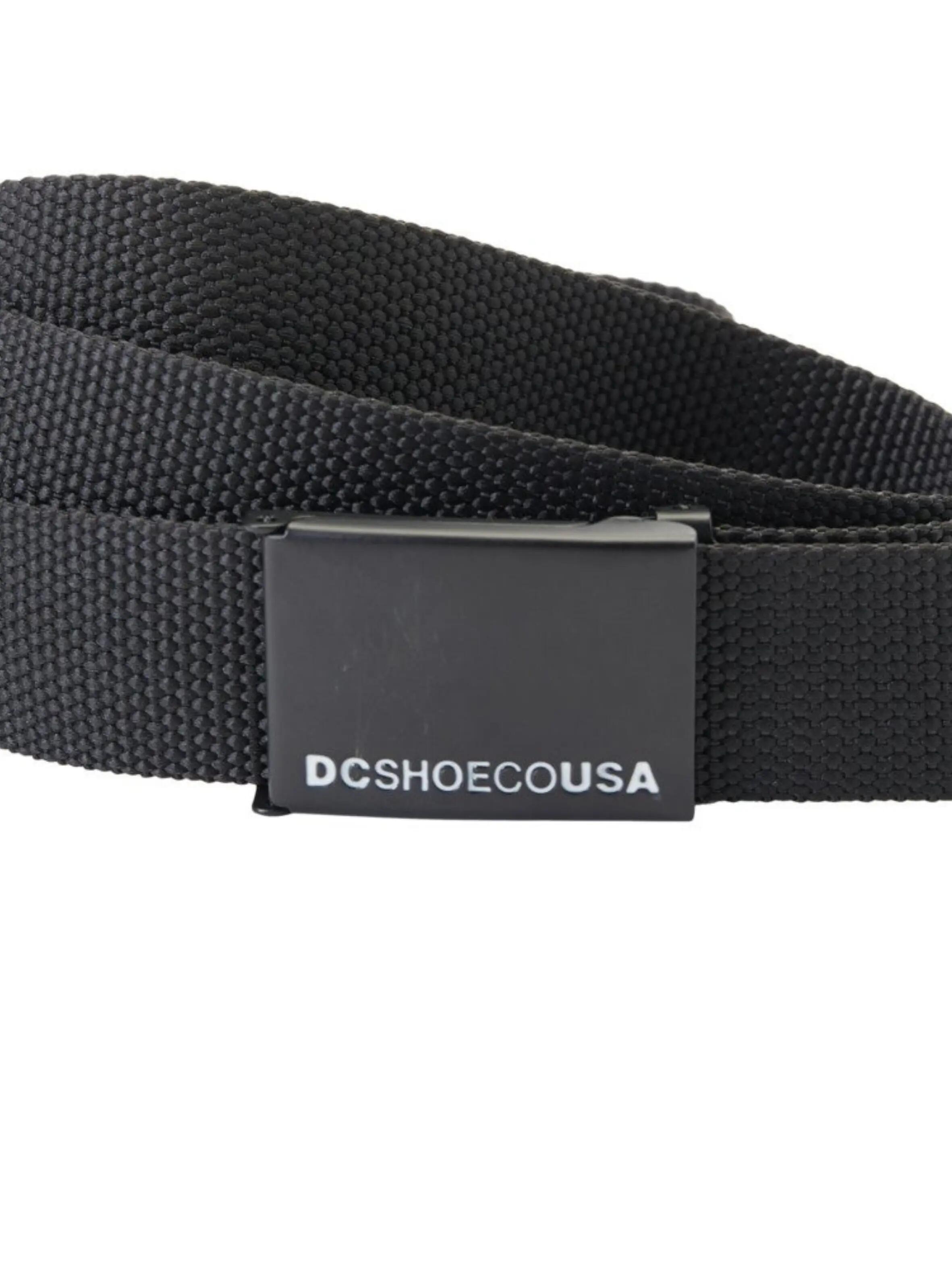 Cinturón - Monopatín - Unisex - Ajustable, resistente, DC Shoe Web Belt - Negro 2/5