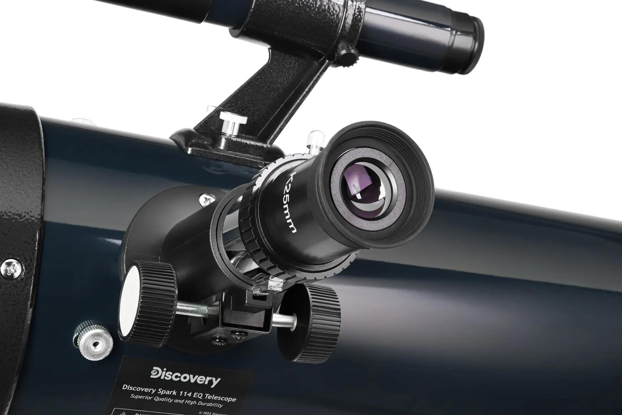 Telescopio reflector - Astronomía - 114 mm - Discovery Spark 114 EQ 10/10