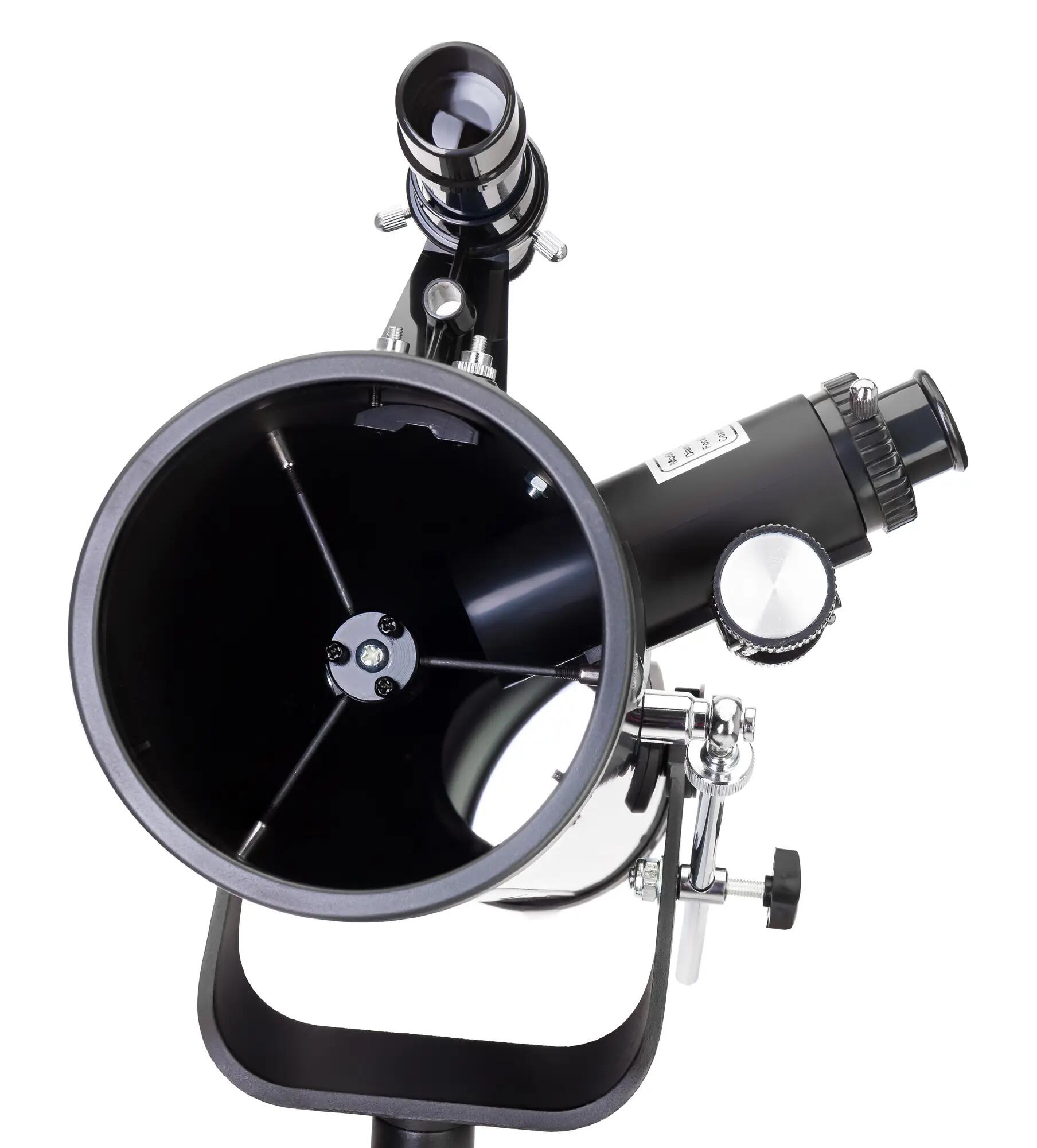 Telescopio Levenhuk Discovery Sky T76 con libro in bulgaro 8/14
