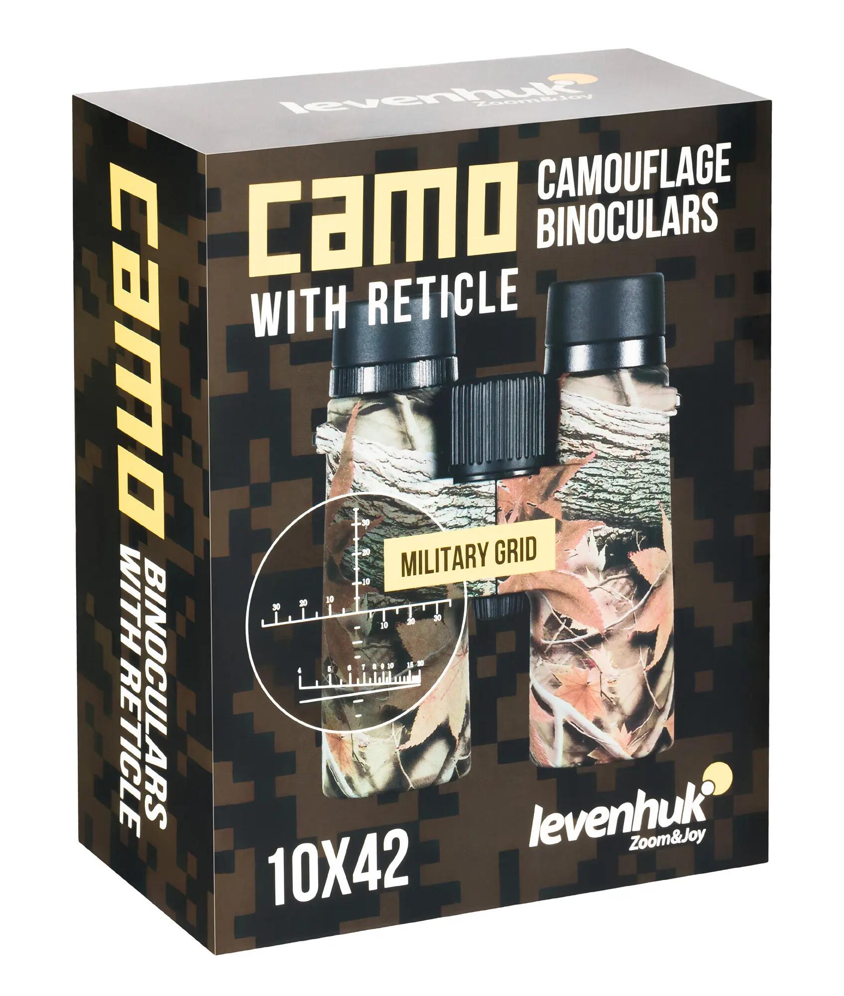 Prismáticos Levenhuk Camo 10x42 con retícula 13/13