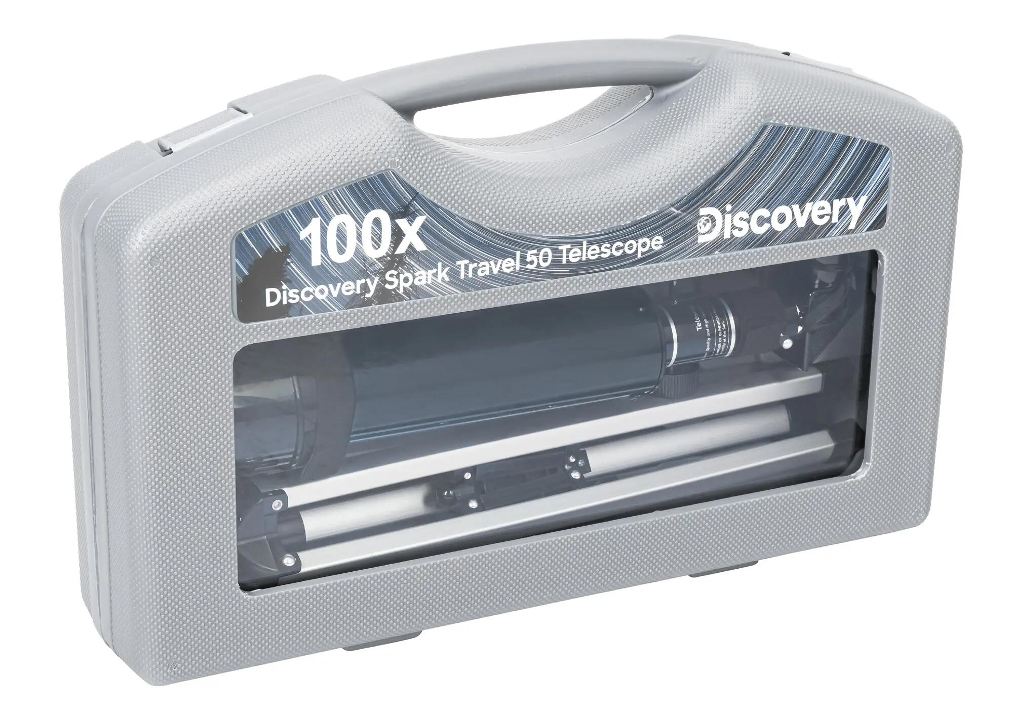 Telescopio Levenhuk Discovery Spark Travel 50 con libro in italiano 3/12