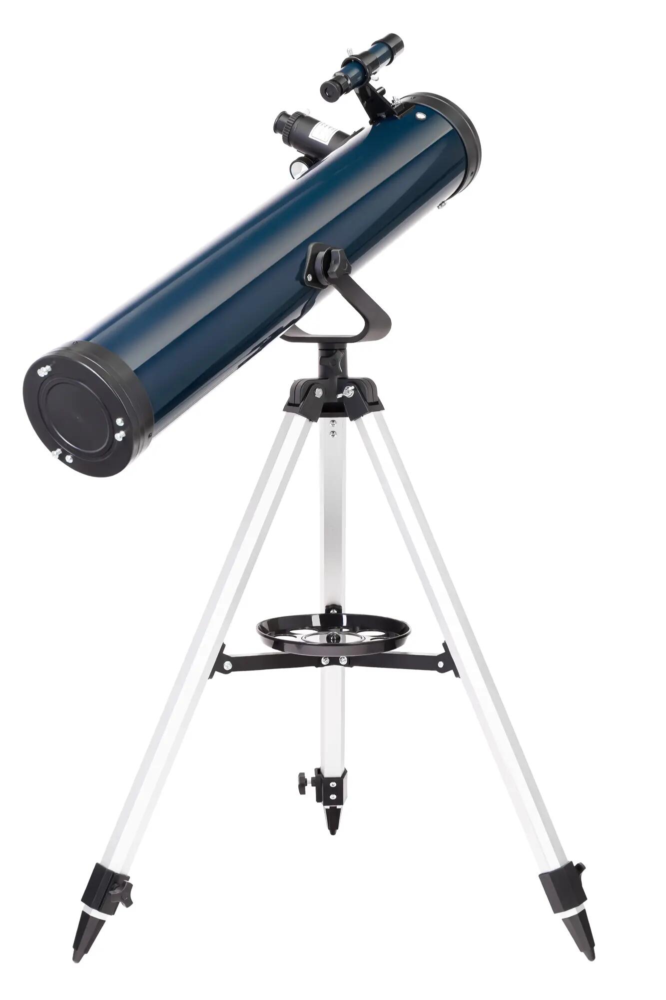 Telescopio Levenhuk Discovery Sky T76 con libro in bulgaro 6/14