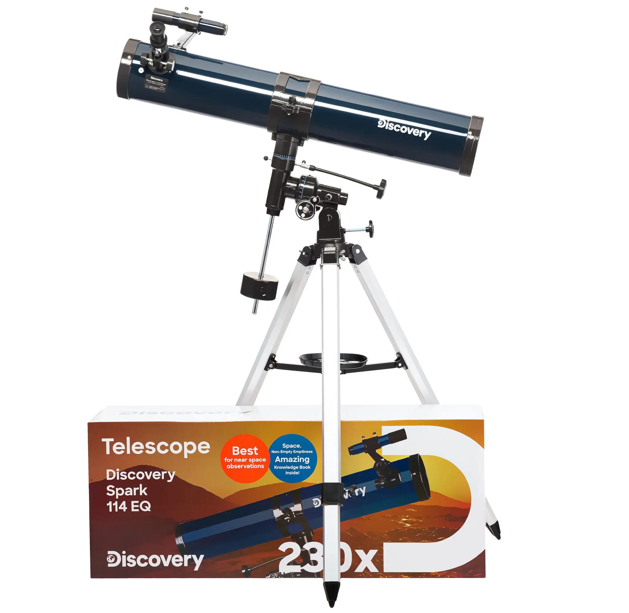 Telescopio reflector - Astronomía - 114 mm - Discovery Spark 114 EQ 2/10