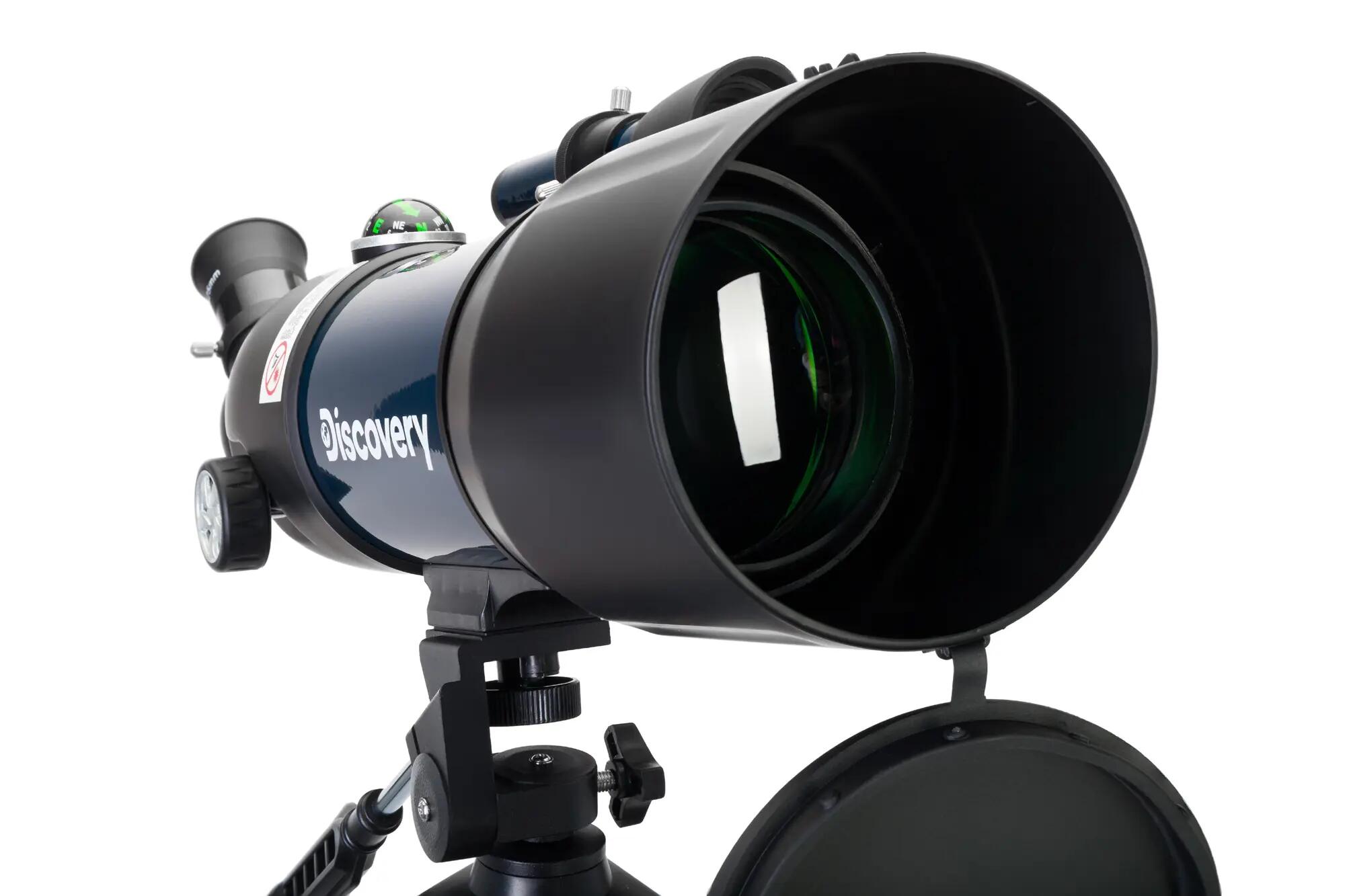 Telescopio Levenhuk Discovery Sky Trip ST80 con libro in bulgaro 12/15