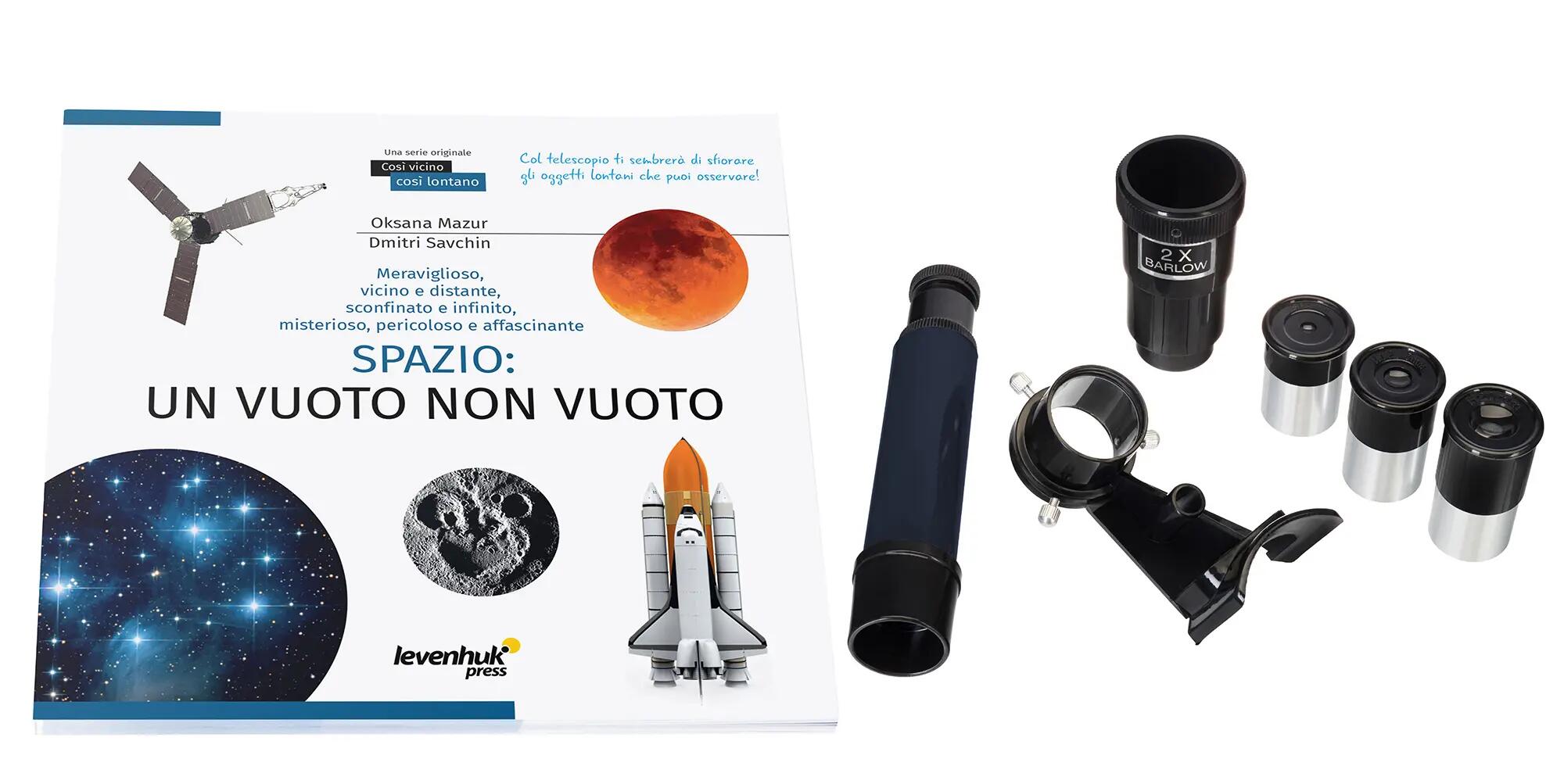 Telescopio Levenhuk Discovery Spark 767 AZ con libro in italiano 3/14