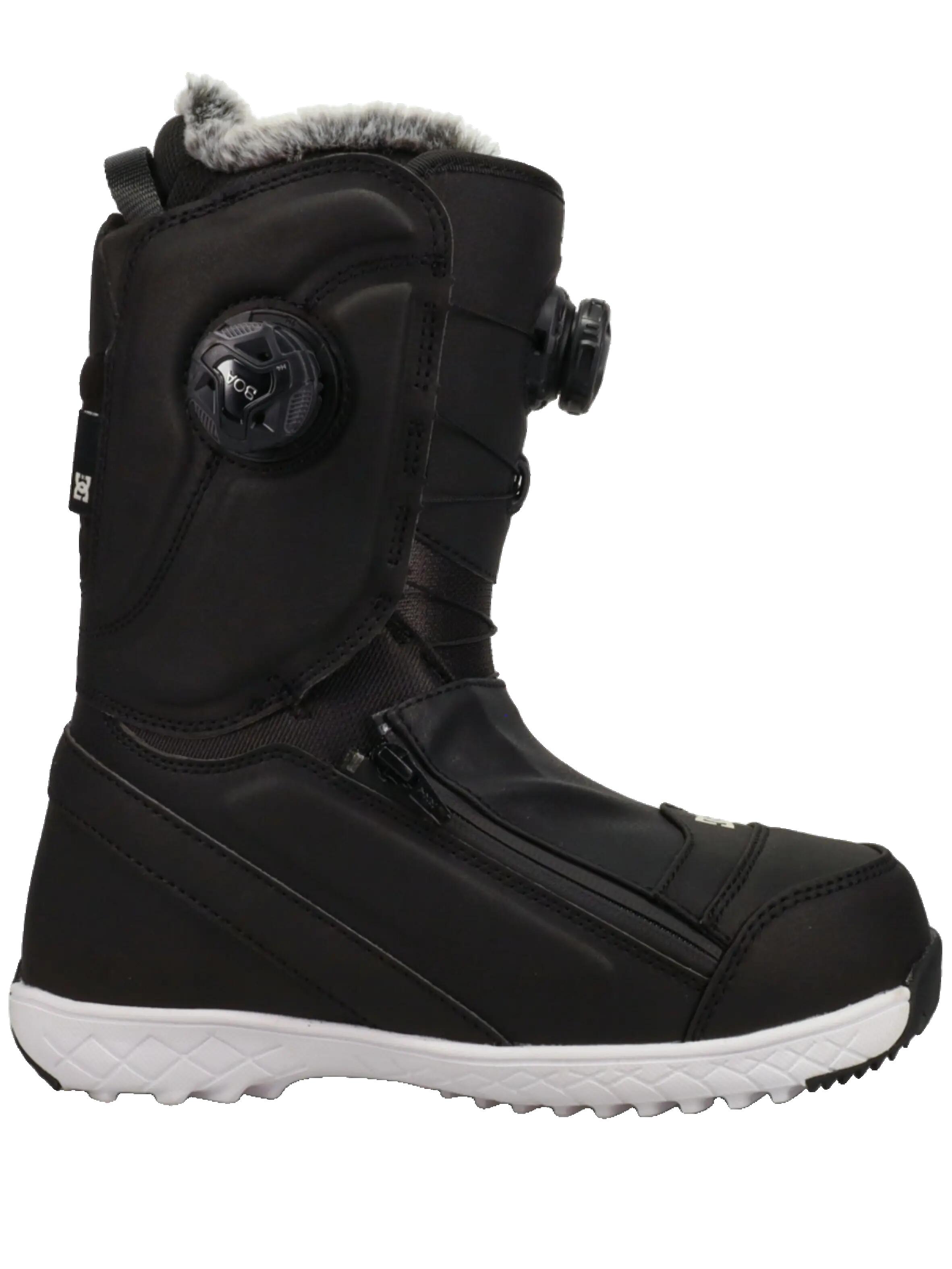 Bottes - Snowboard - Femme - BOA, hautes - DC Mora - Noir 1/5