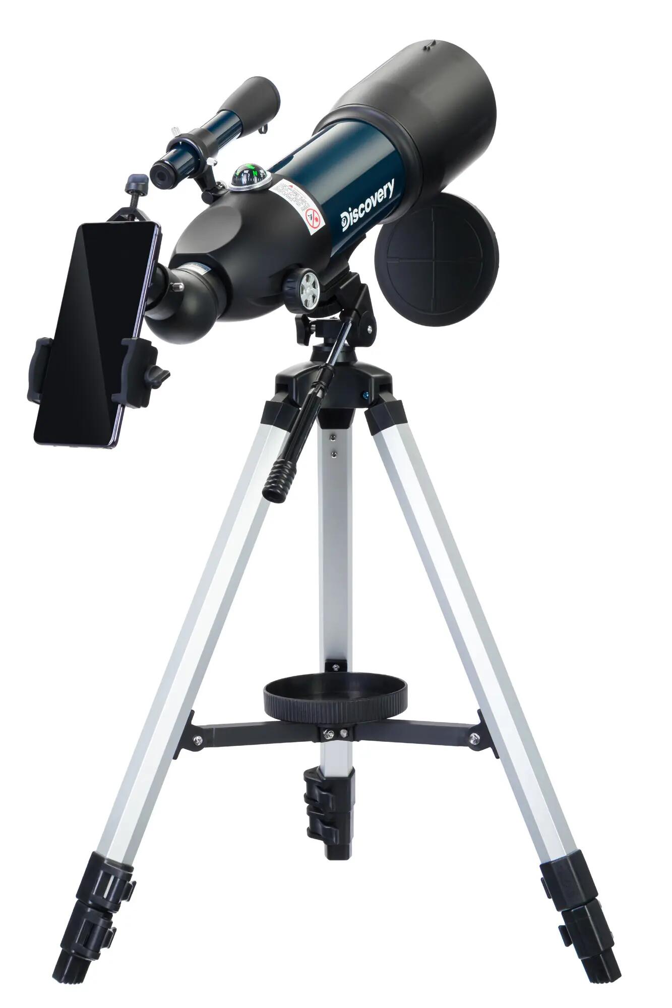 Telescopio Levenhuk Discovery Sky Trip ST80 con libro in bulgaro 10/15