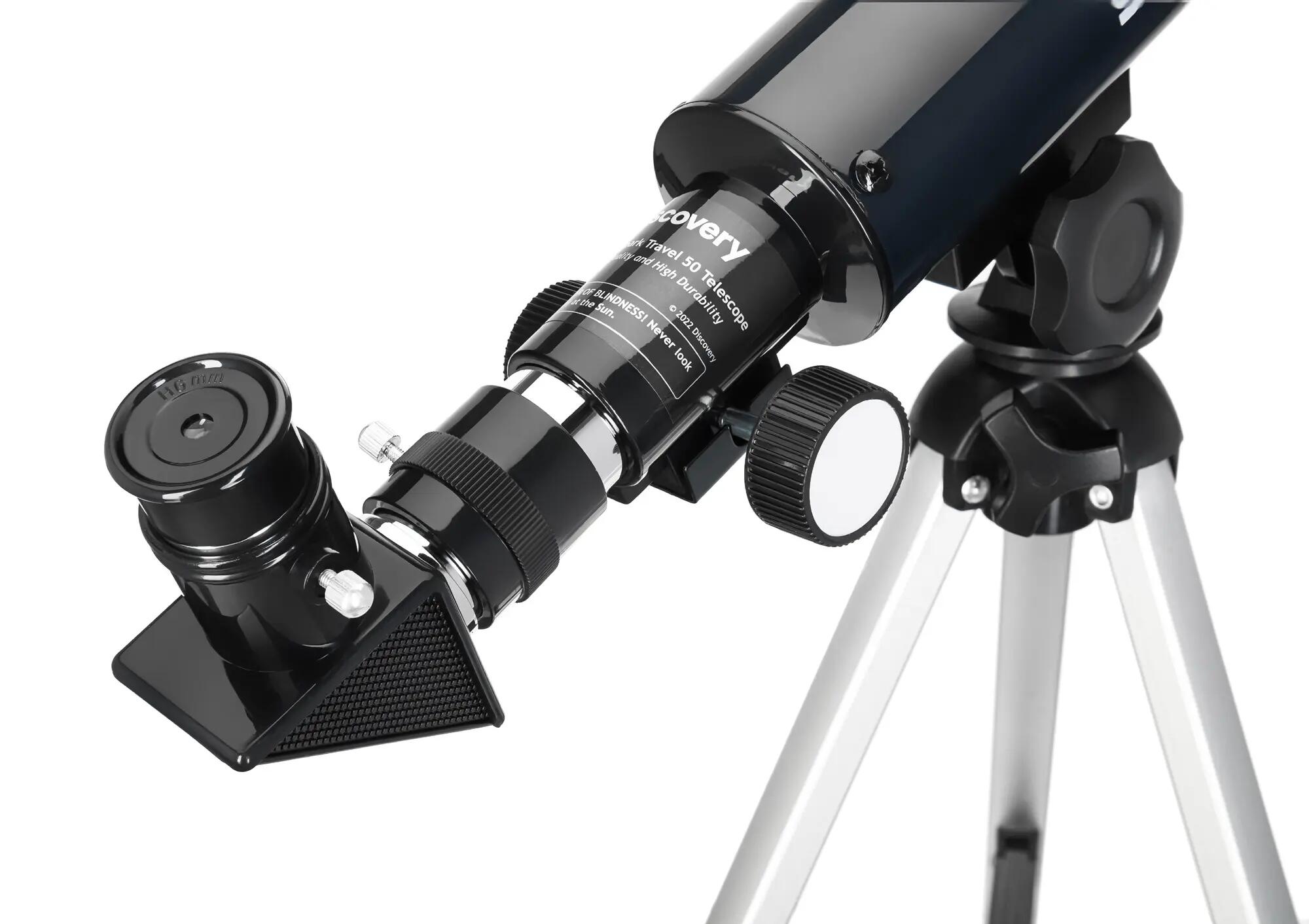 Telescopio Levenhuk Discovery Spark Travel 50 con libro in italiano 11/12