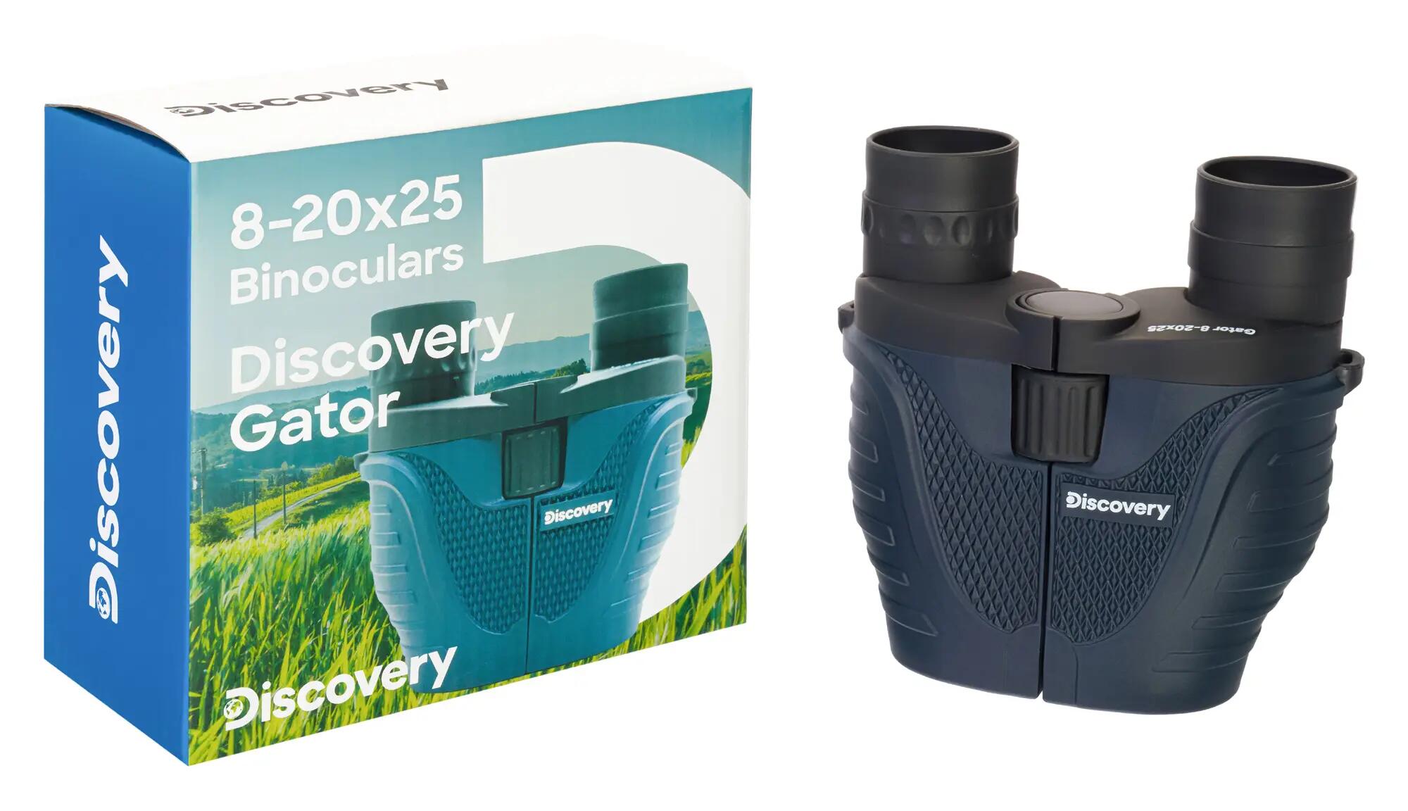 Prismáticos Levenhuk Discovery Gator 8–20x25 10/11