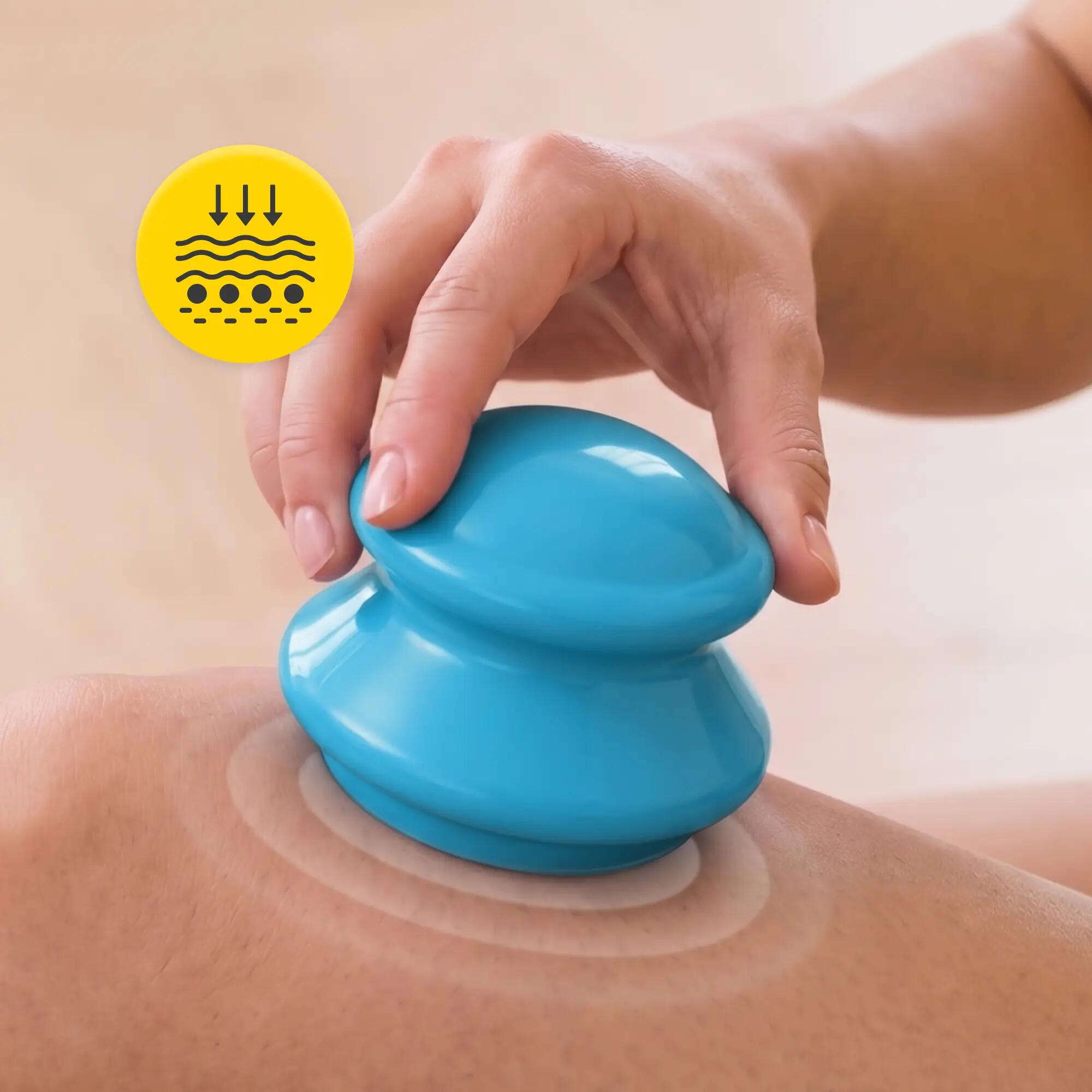 Gummi Schröpfgläser Set 4 Stück für Massage 4FIZJO PRO+ 6/15