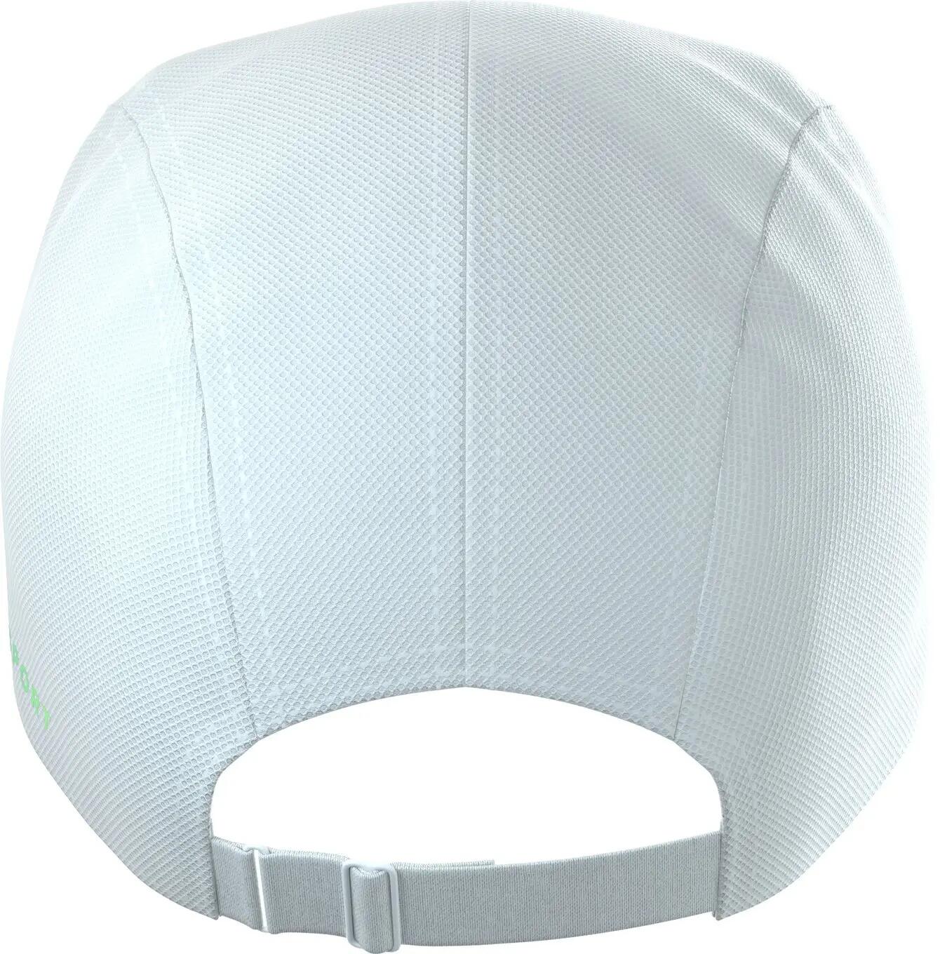 Gorra Compressport 5 Panel Ironman 2026 Blanco/Azul/Verde 4/4