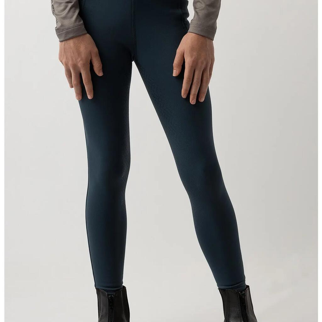 Girls' full grip riding leggings BR Equitation Eevolv Loena