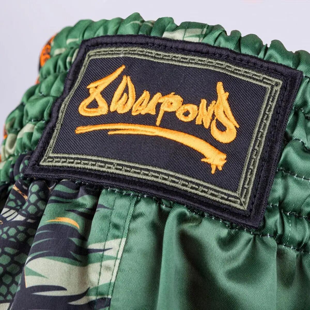 Muay Thai Combat Shorts Viper Motief Kind 8 Weapons 3/5