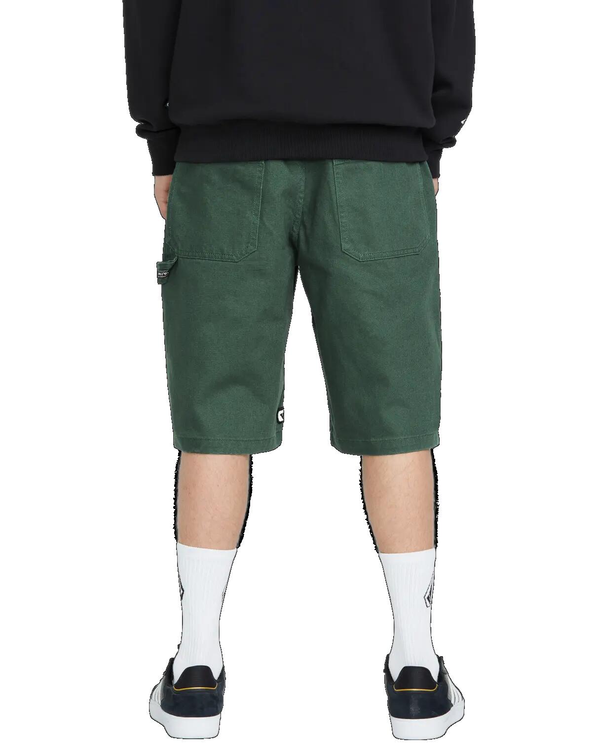 Calção de ganga Volcom Sawhorse - verde alpino 2/2