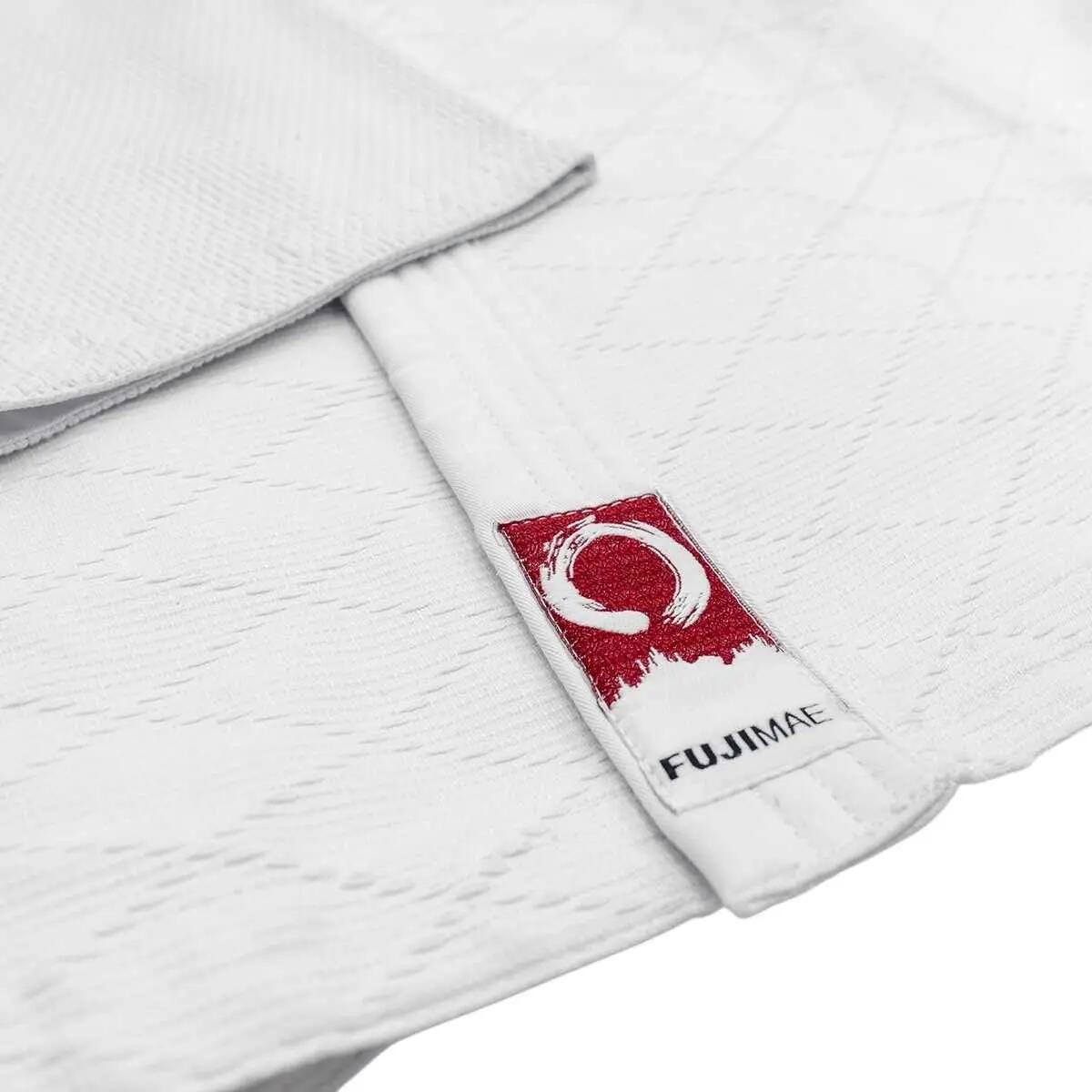 Veste Aïkido Training Blanche, résistante et confortable 150 cm 5/5