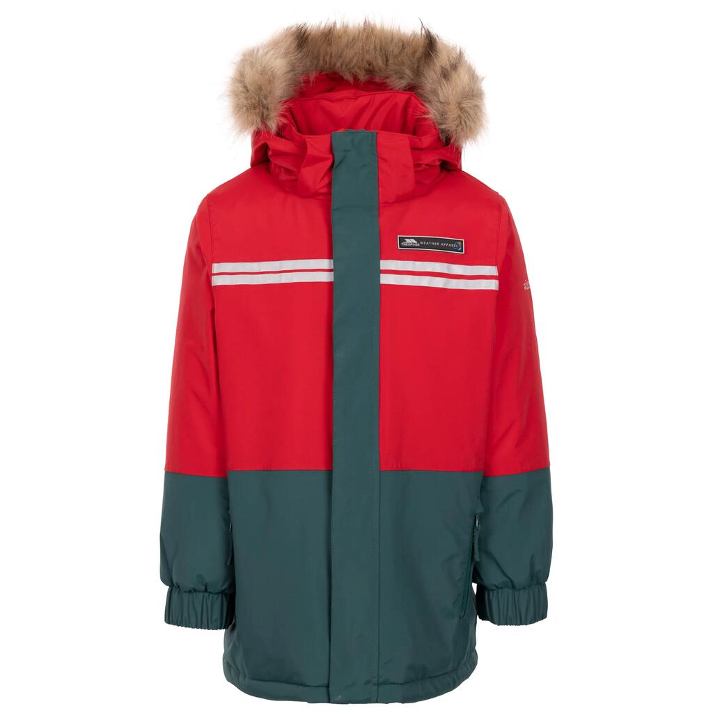 Kids Waterproof Jacket Laytone - Padded Raincoat with 2 Zipped Pockets