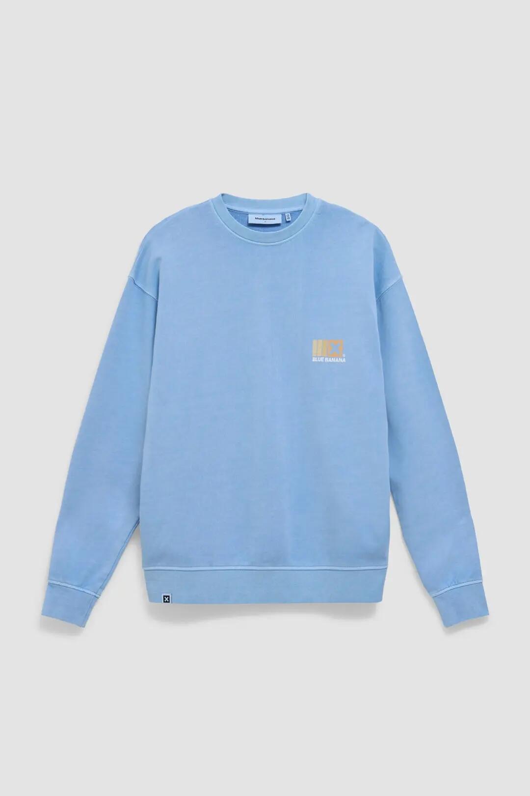 Sudadera Blue Banana de 100% Algodón Orgánico Boost Light Blue 7/7