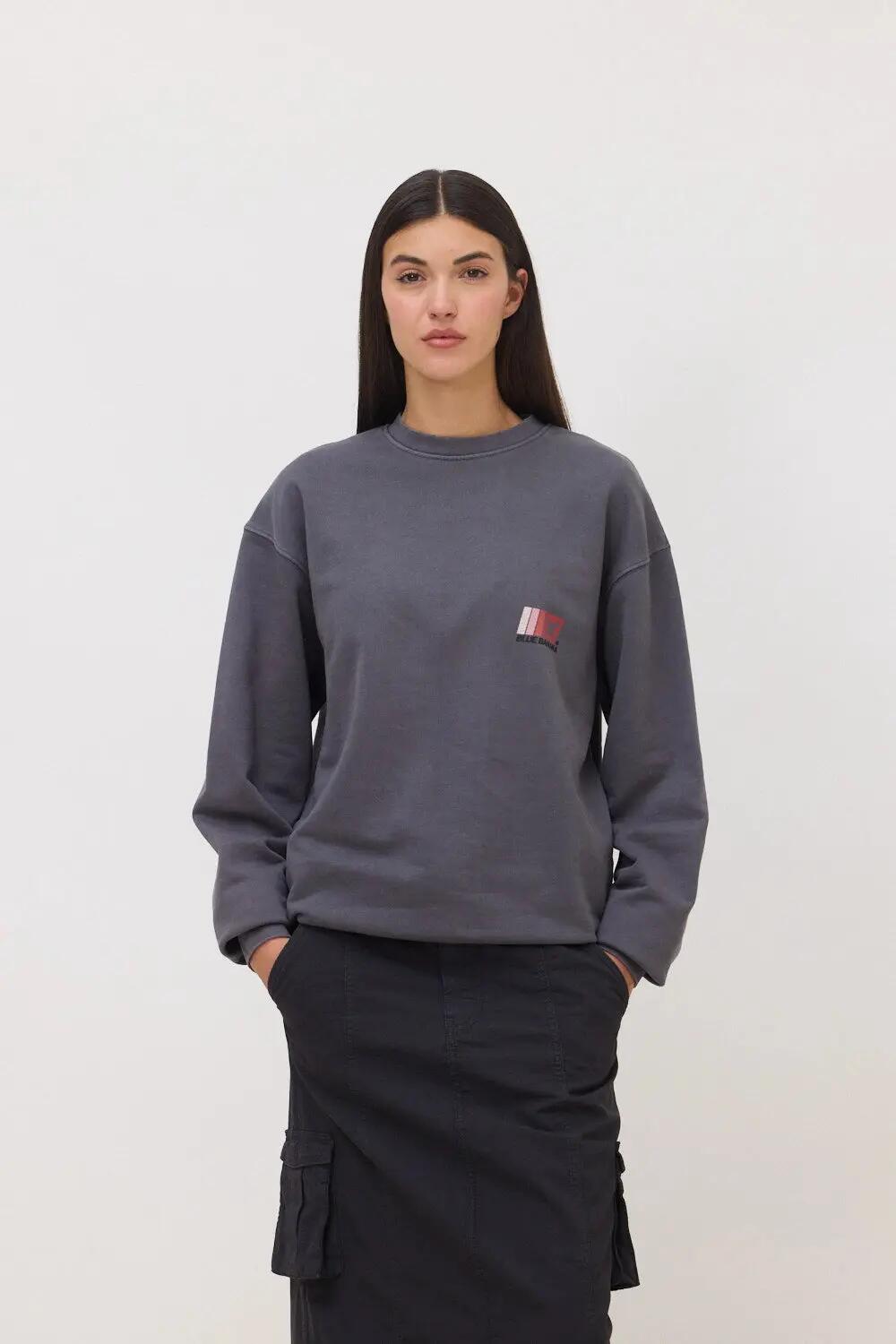 Sudadera Blue Banana de 100% Algodón Orgánico Boost Antracita 4/7