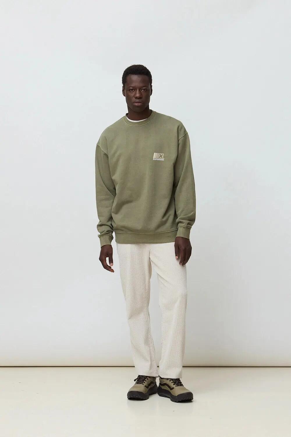 Sudadera Blue Banana de 100% Algodón Orgánico Boost Olive Green 3/7