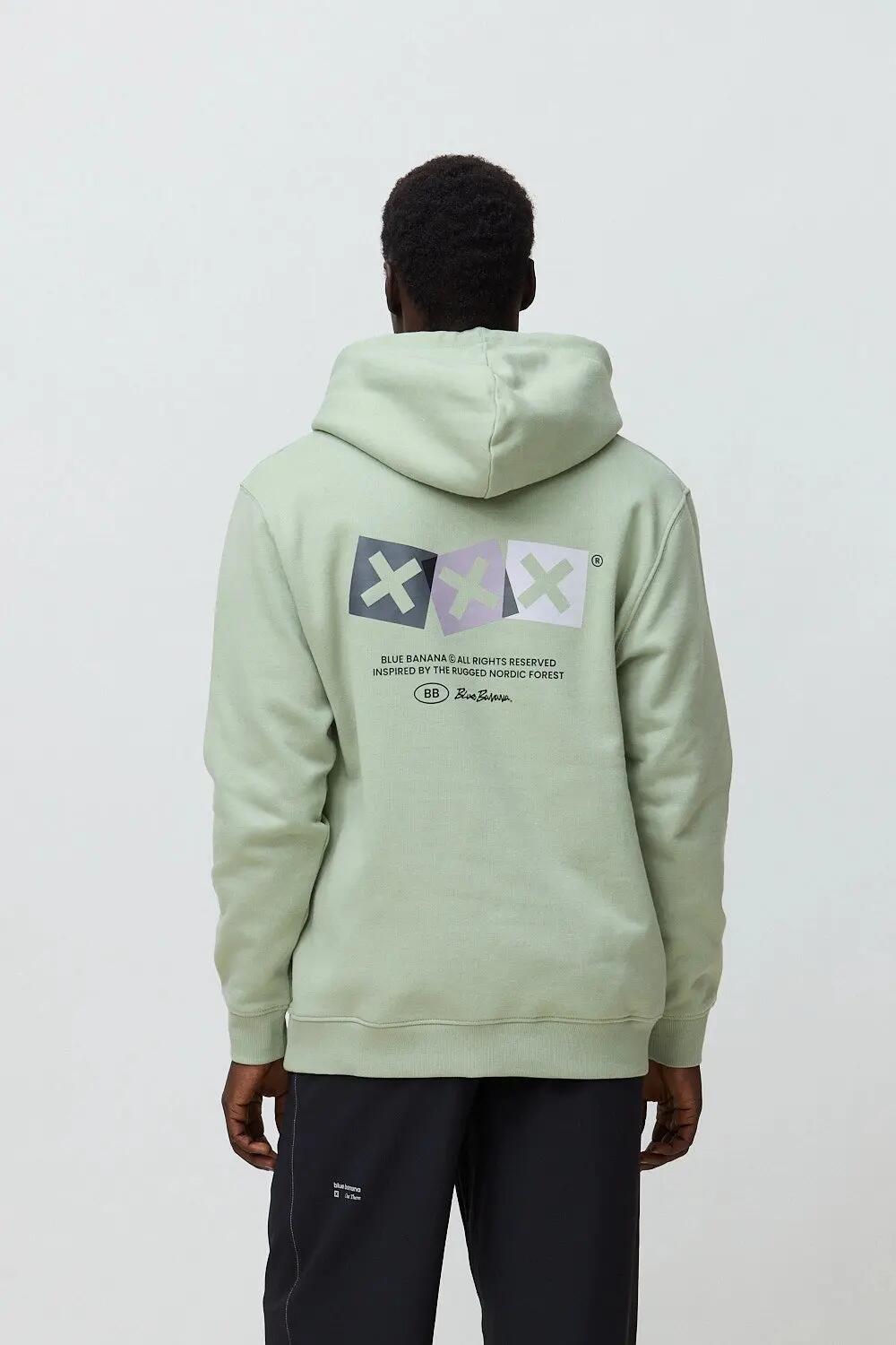 Sudadera con Capucha Blue Banana de 100% Algodón Orgánico Dice Sage 2/7