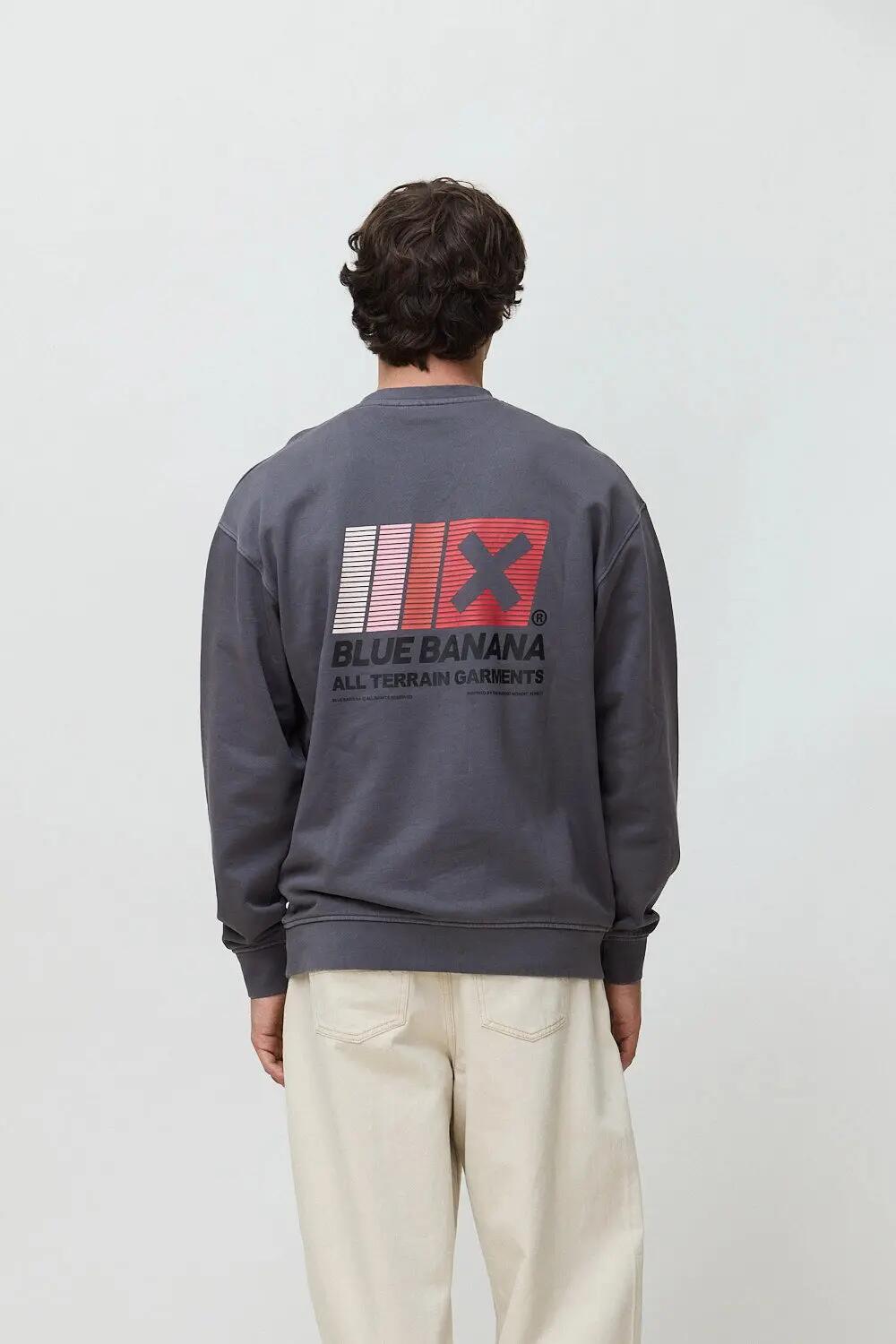 Sudadera Blue Banana de 100% Algodón Orgánico Boost Antracita 2/7