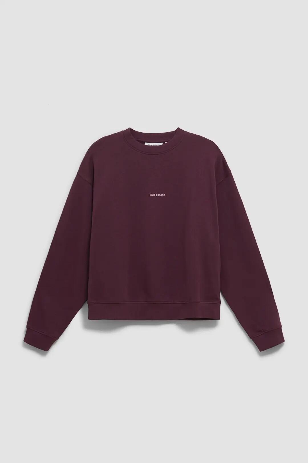 Sudadera de Mujer Blue Banana de 100% Algodón Orgánico Nature Cherry 4/4