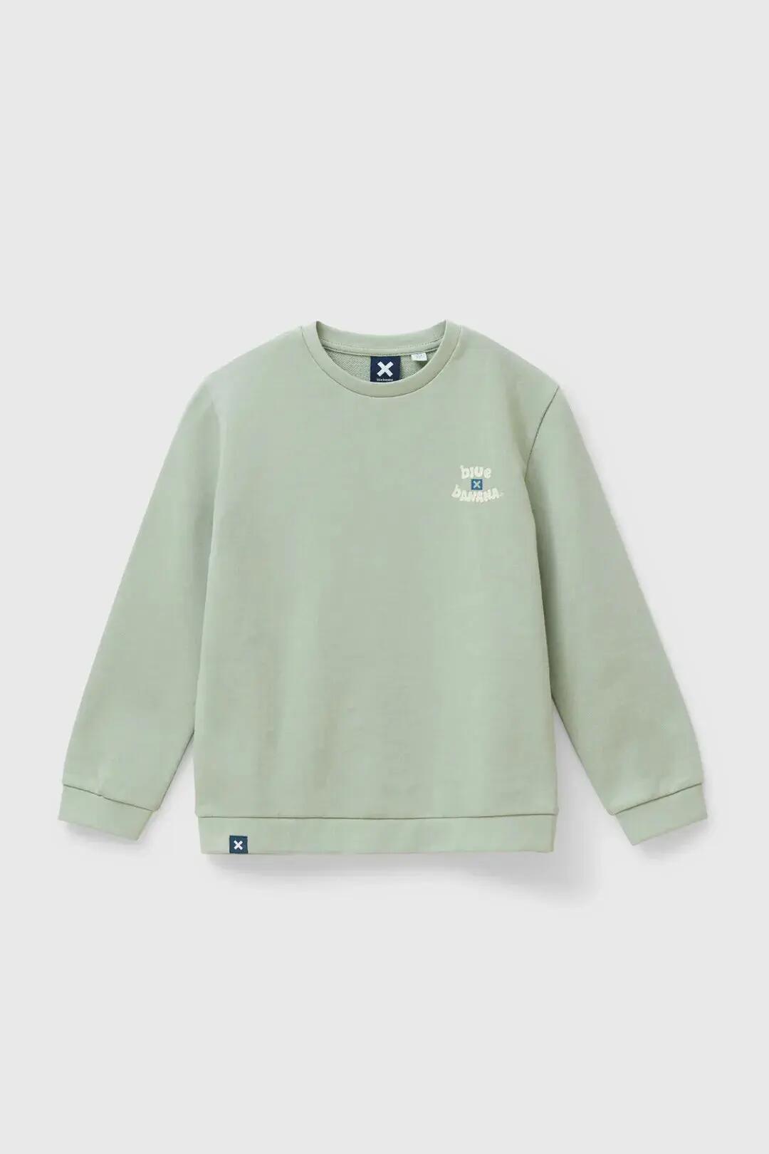 Sudadera Kids Blue Banana de 100% Algodón Orgánico Outdoor Sage 4/4