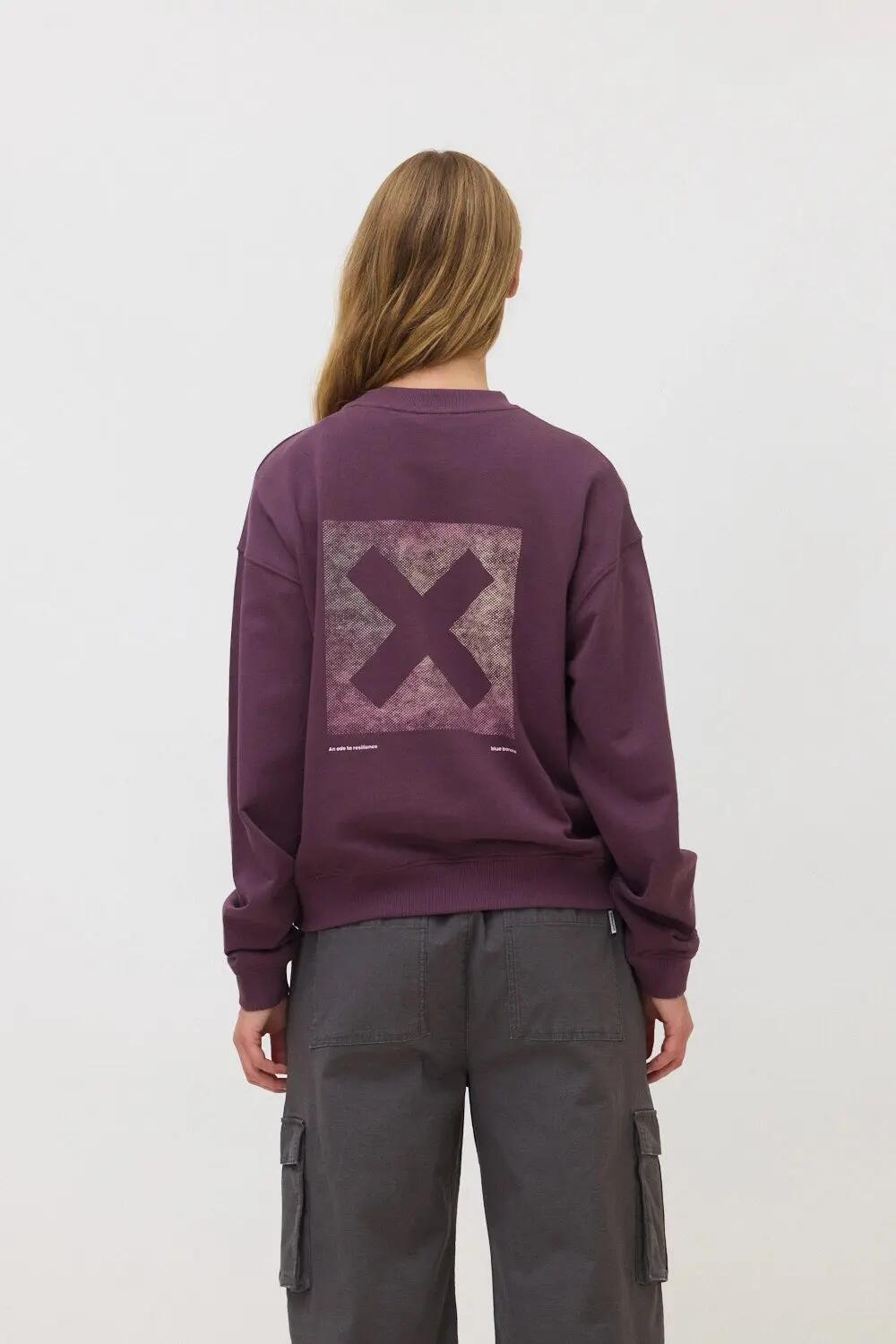 Sudadera de Mujer Blue Banana de 100% Algodón Orgánico Nature Cherry 2/4