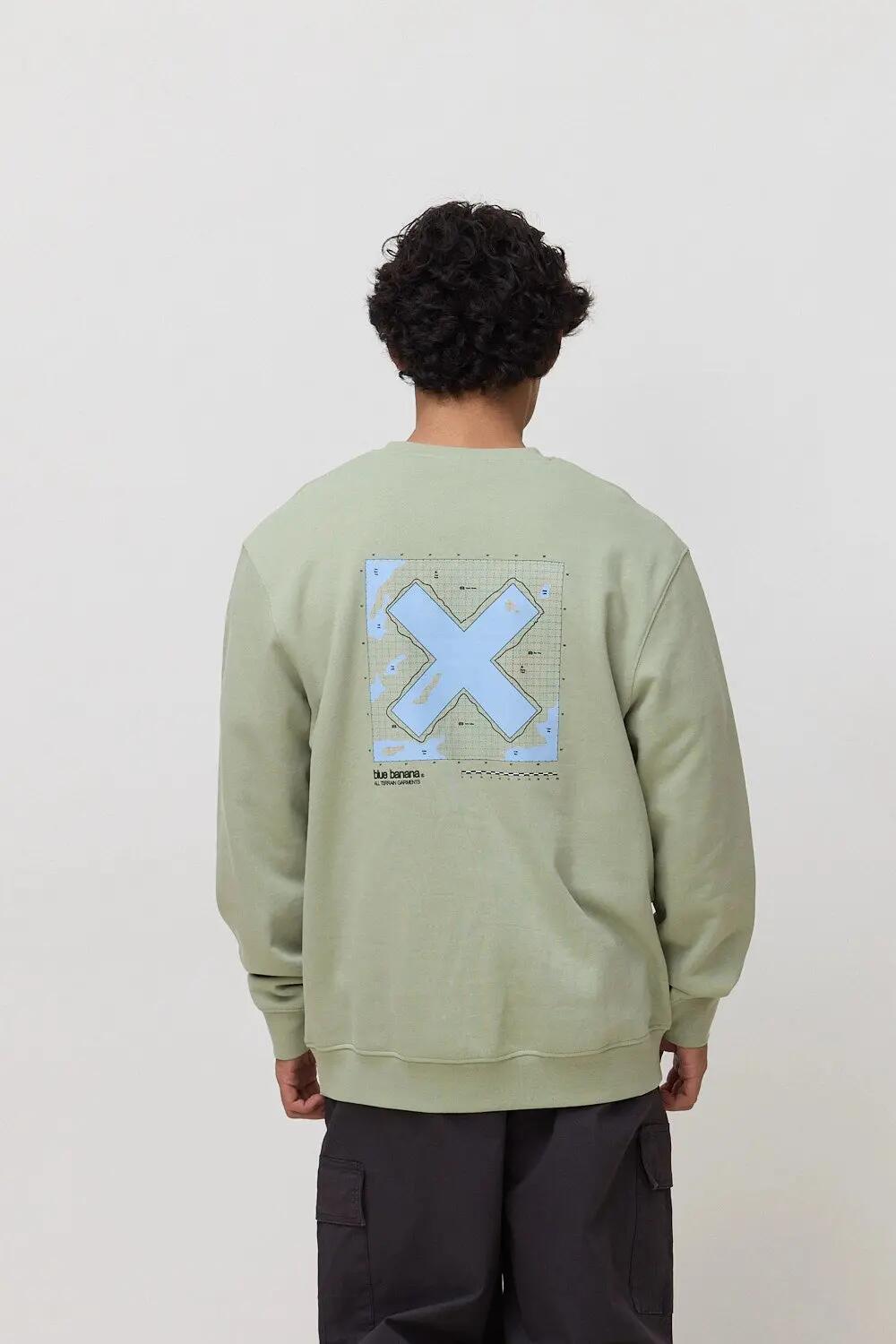 Sudadera Blue Banana de 100% Algodón Orgánico Map Sage 2/7