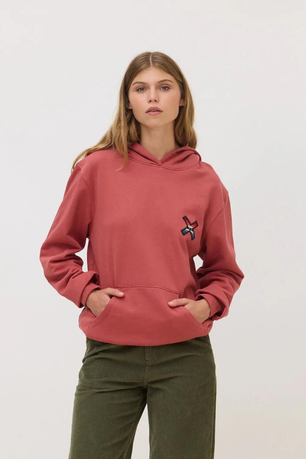 Sudadera con Capucha Blue Banana de 100% Algodón Orgánico Nederland Brick 4/7