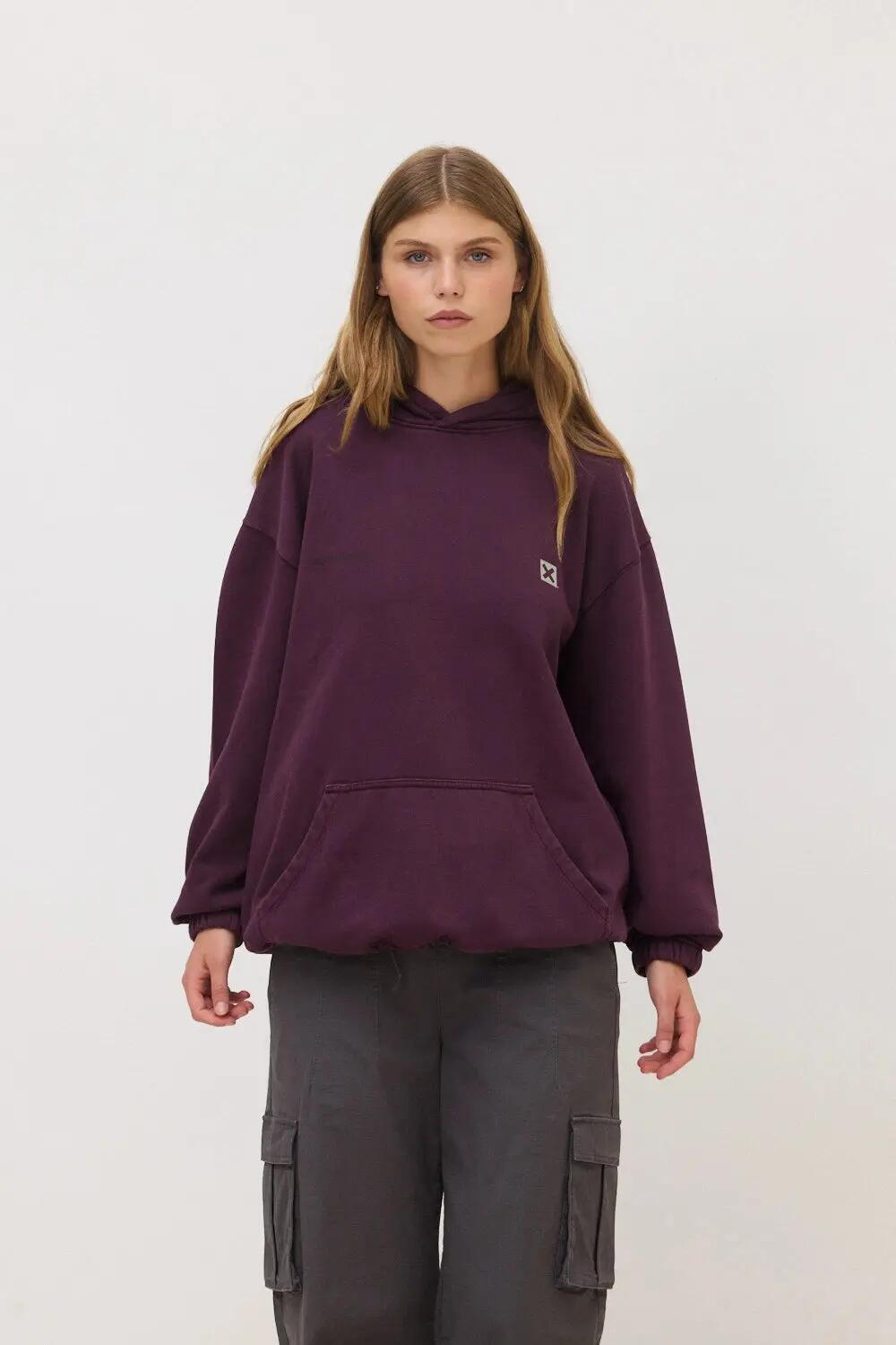 Sudadera con Capucha Blue Banana de 100% Algodón Orgánico Pike Cherry 4/7