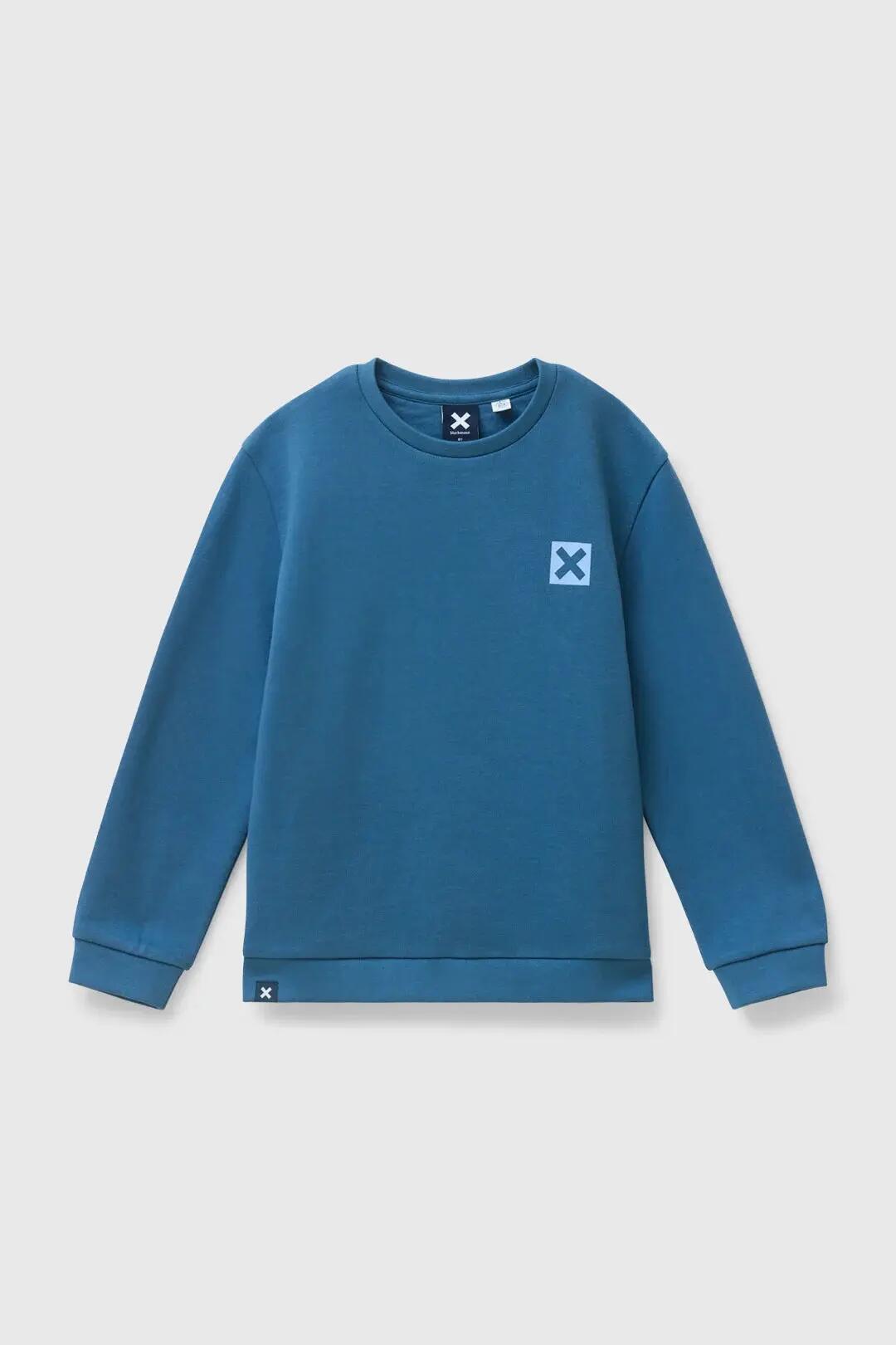 Sudadera Kids Blue Banana de 100% Algodón Orgánico Nature Indigo Blue 4/4