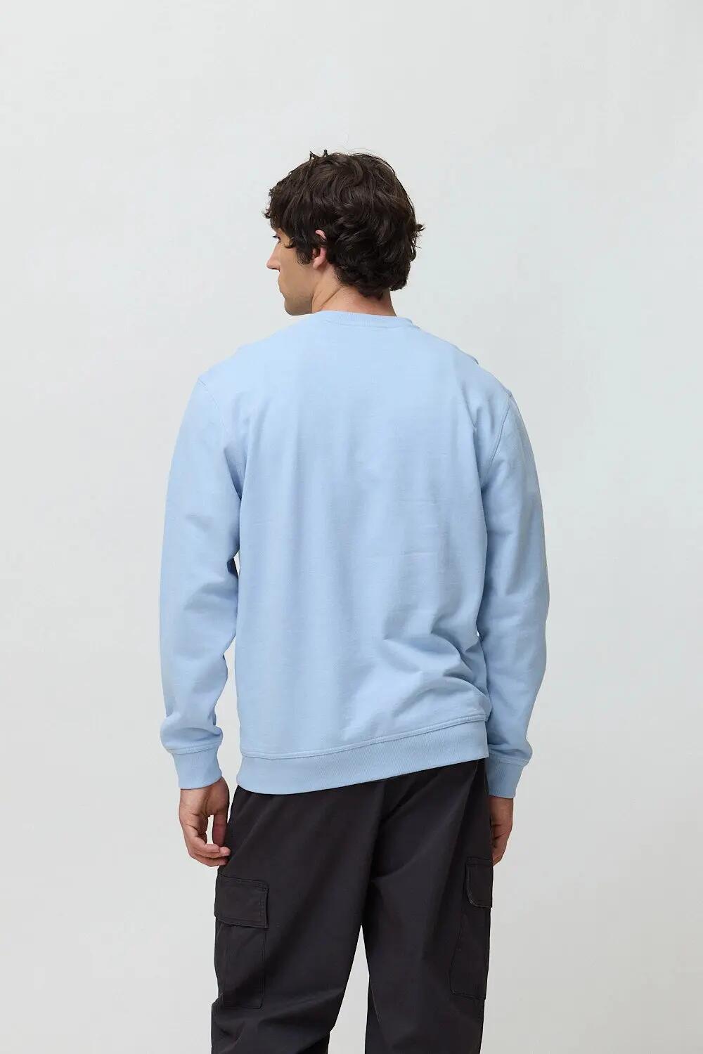 Sudadera Blue Banana de 100% Algodón Orgánico Nederland Light Blue 2/7