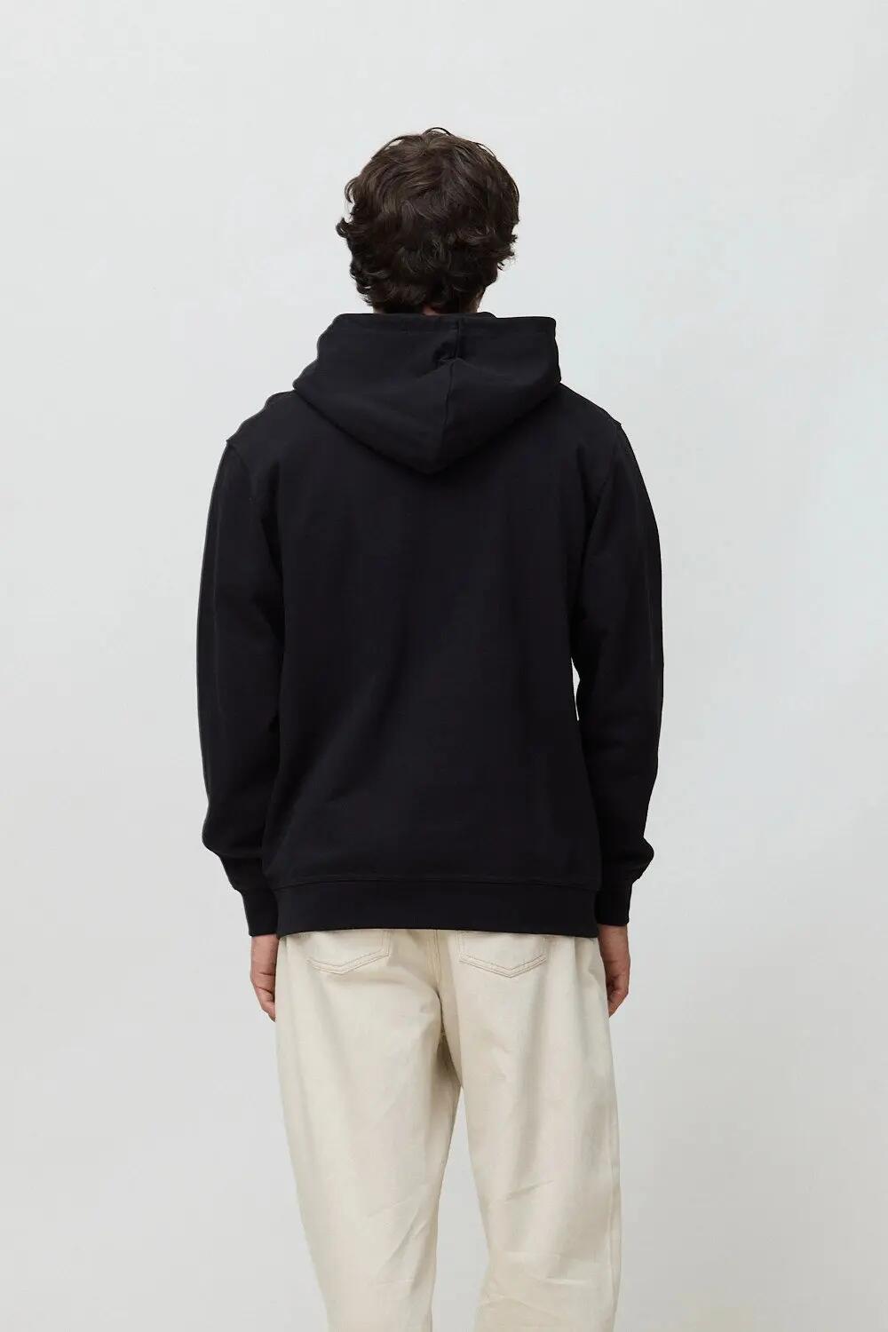 Sudadera con Capucha Blue Banana de 100% Algodón Orgánico Nederland Negra 2/7