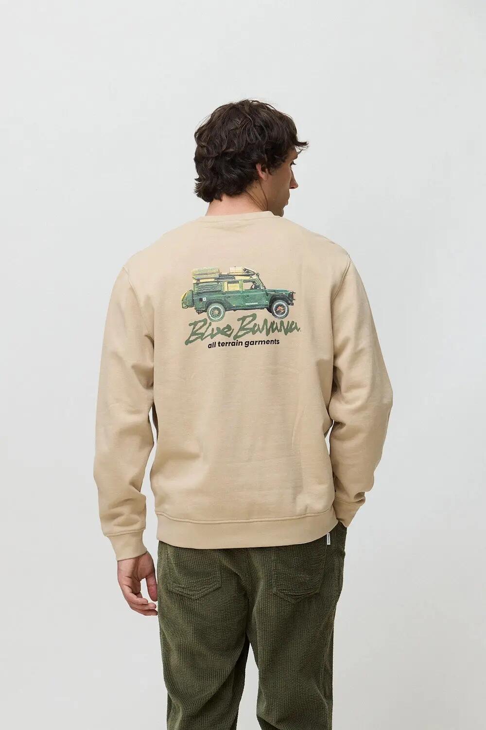 Sudadera Blue Banana de 100% Algodón Orgánico Go Explore Camel 2/7