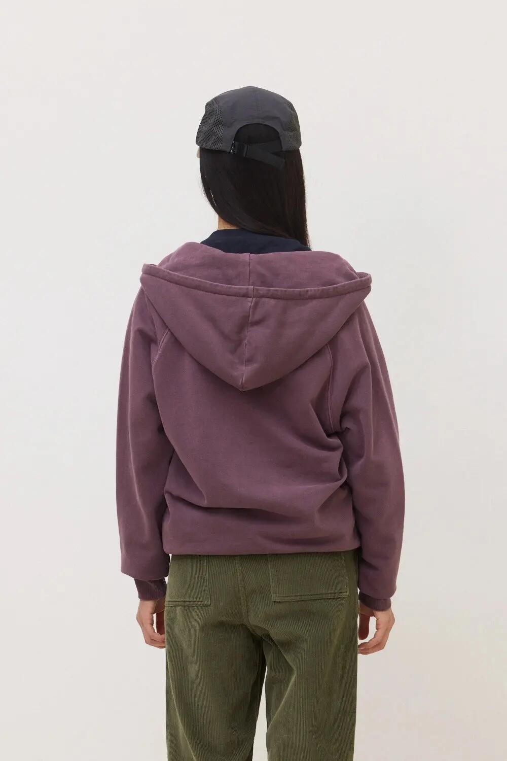 Sudadera con Capucha Blue Banana de 100% Algodón Orgánico Iconic Cherry 5/7