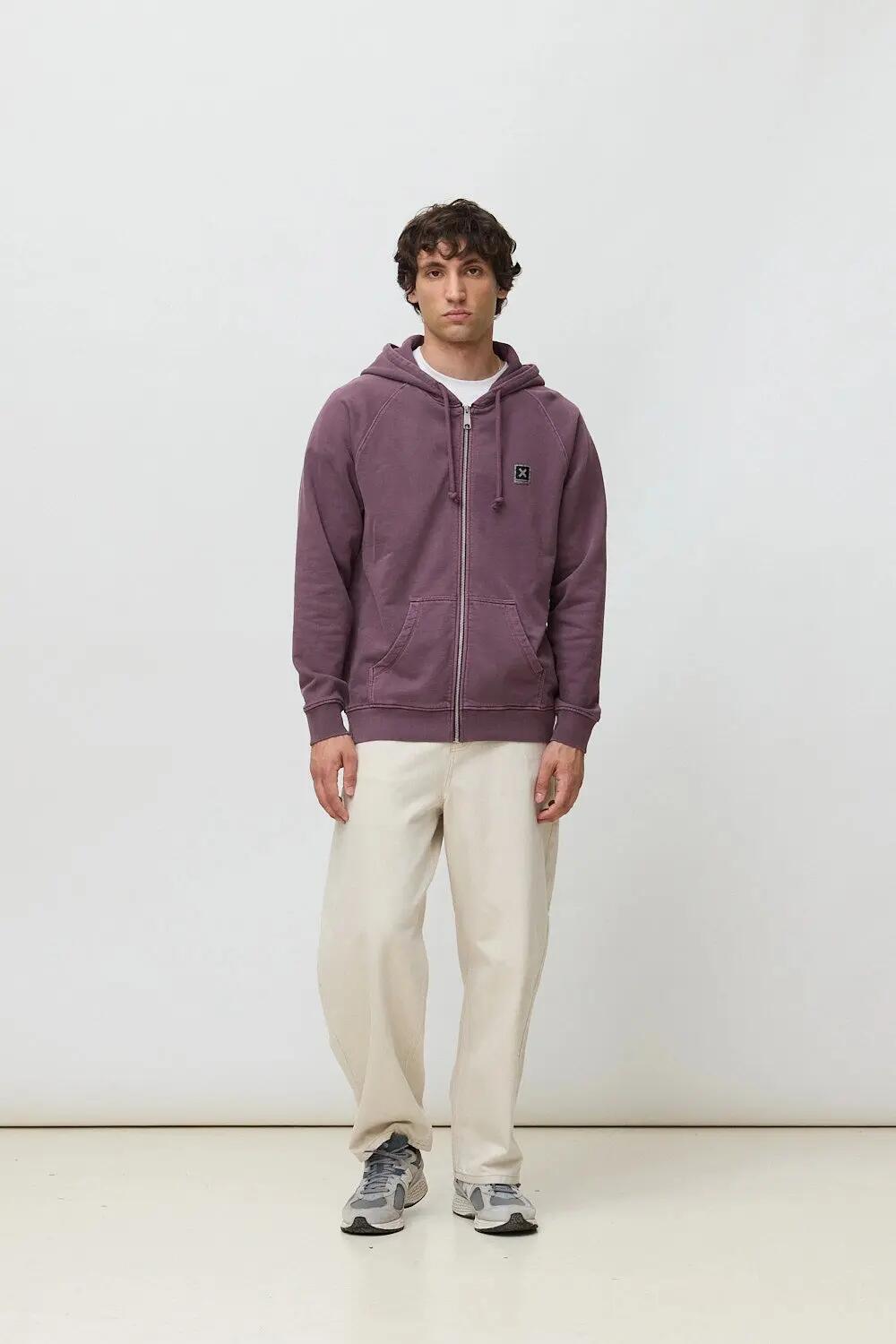 Sudadera con Capucha Blue Banana de 100% Algodón Orgánico Iconic Cherry 3/7