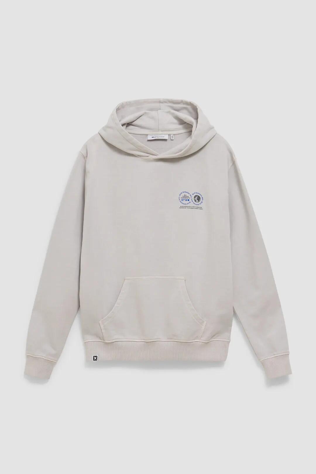 Sudadera con Capucha Blue Banana de 100% Algodón Orgánico Vast Light Grey 7/7
