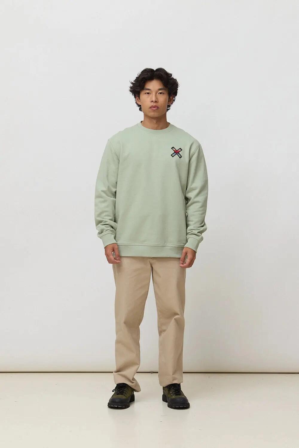 Sudadera Blue Banana de 100% Algodón Orgánico Nederland Sage 3/7