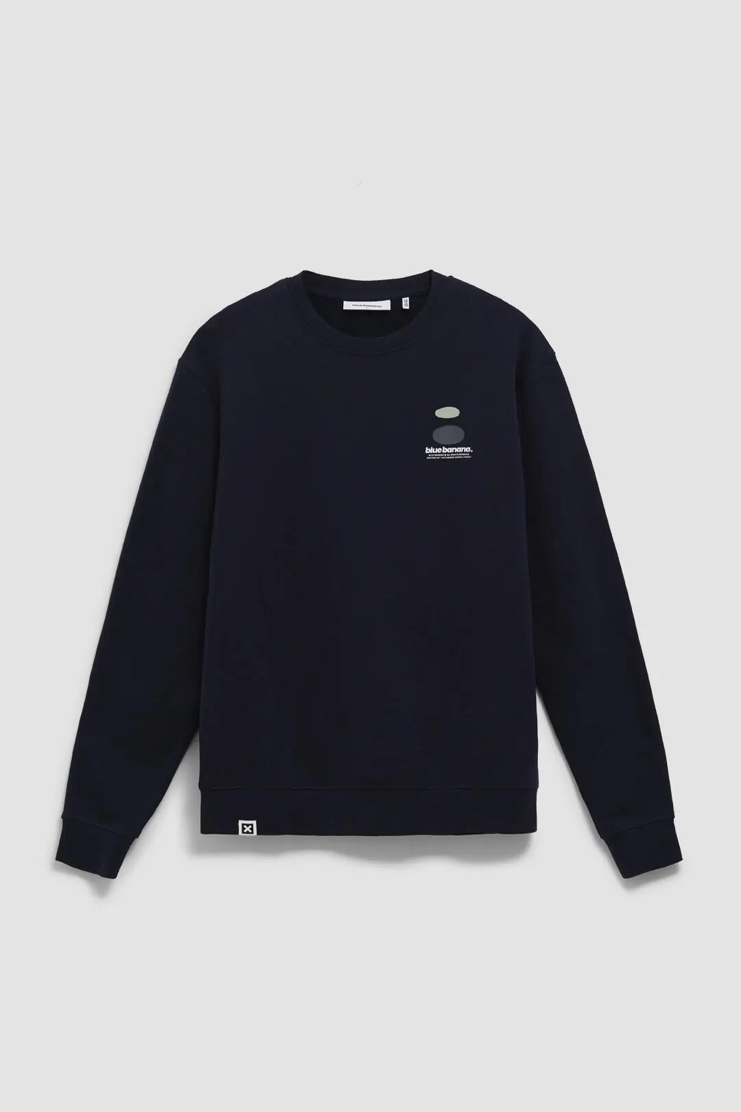 Sudadera Blue Banana de 100% Algodón Orgánico Forest Azul Marino 7/7