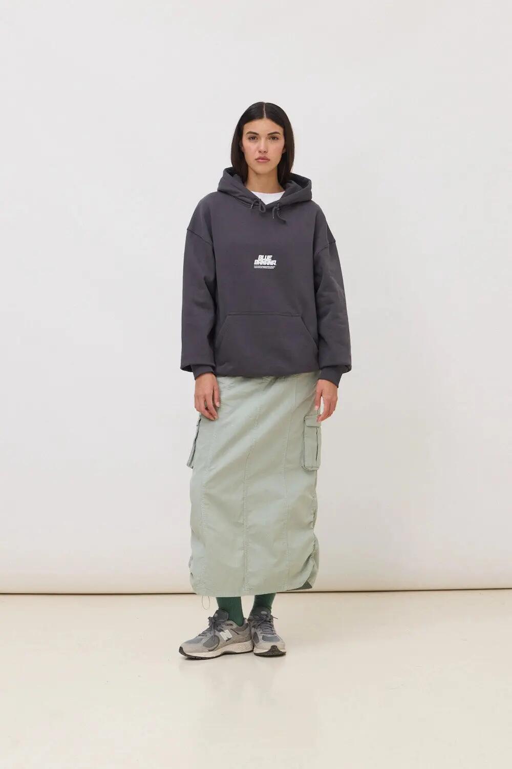 Sudadera con Capucha Blue Banana de 100% Algodón Orgánico Nordic Antracita 6/7