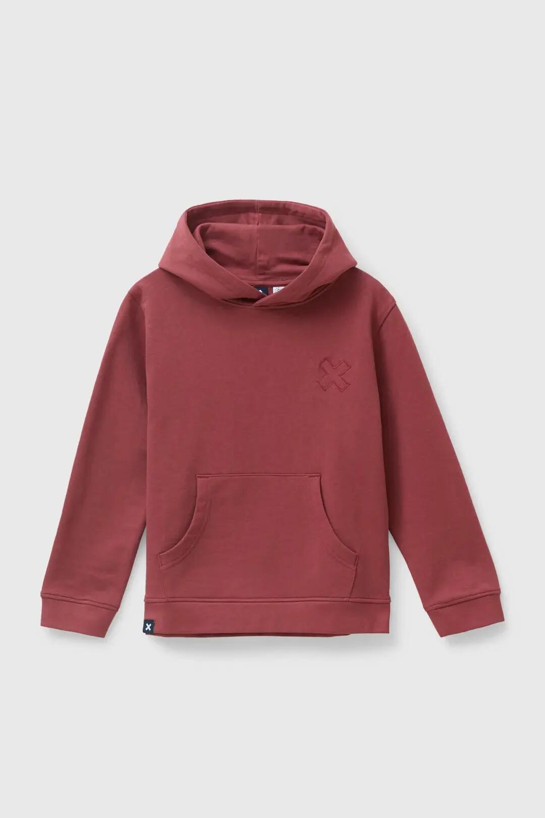 Sudadera con Capucha Kids Blue Banana de 100% Algodón Orgánico Reef Wine 4/4