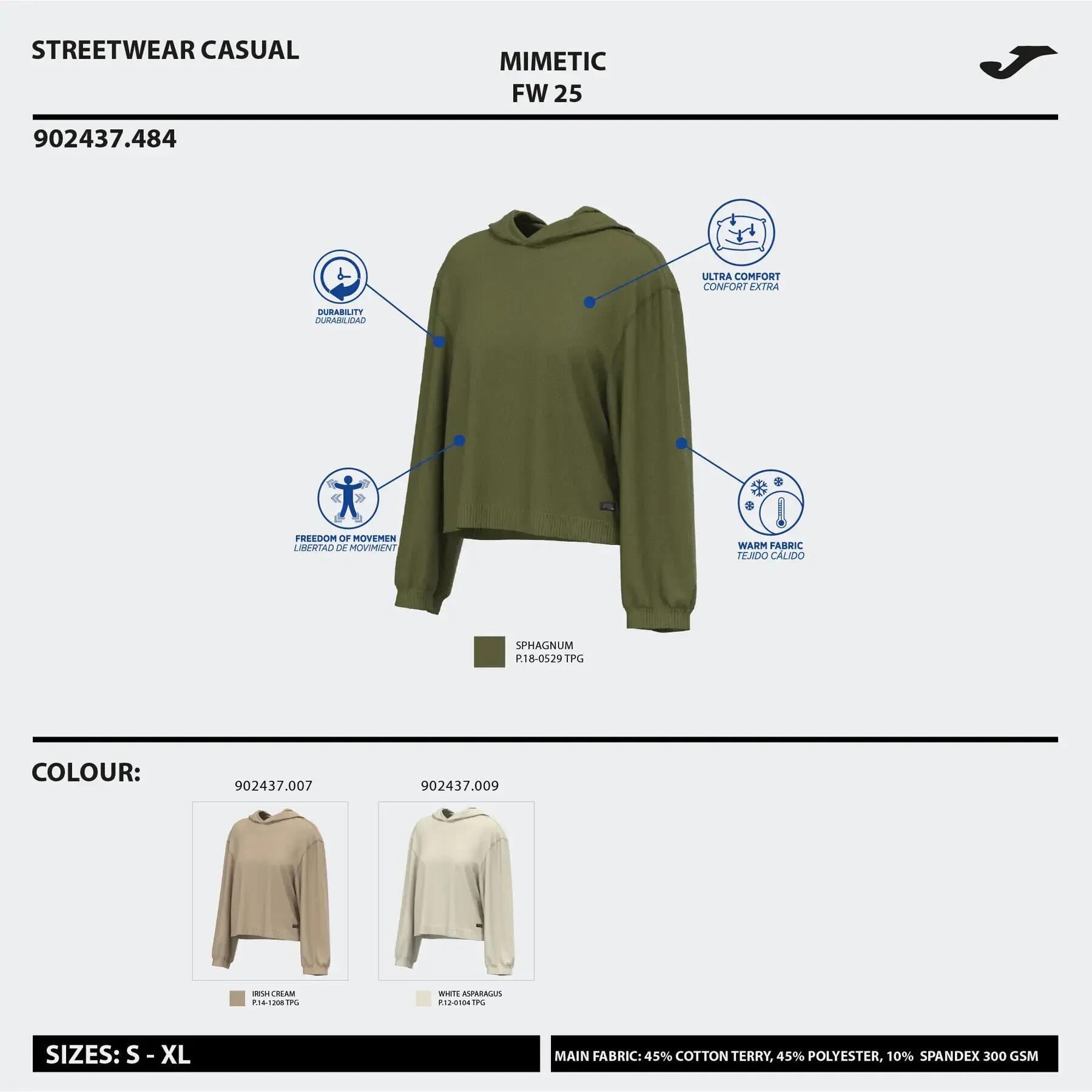 Hoodie Damen Joma Mystic 2/5