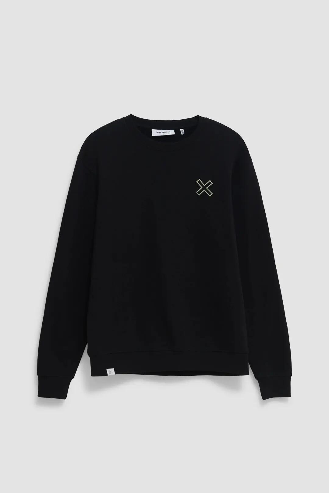Sudadera Blue Banana de 100% Algodón Orgánico Reef Negra 7/7