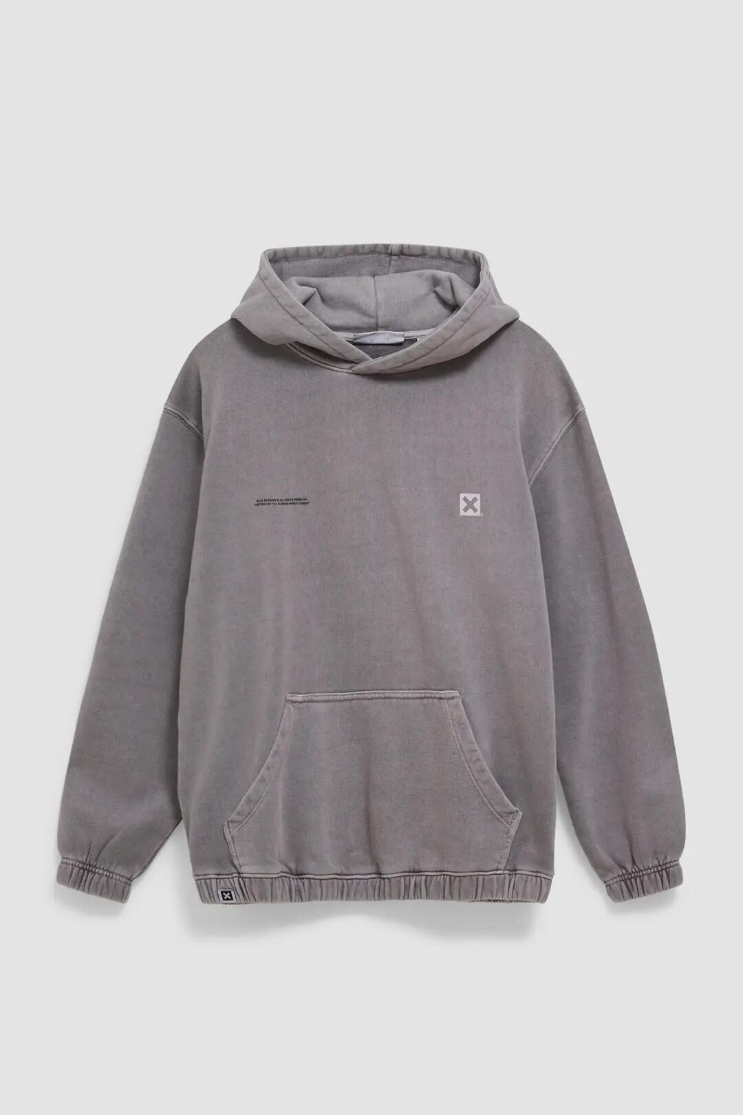 Sudadera con Capucha Blue Banana de 100% Algodón Orgánico Pike Antracita 7/7