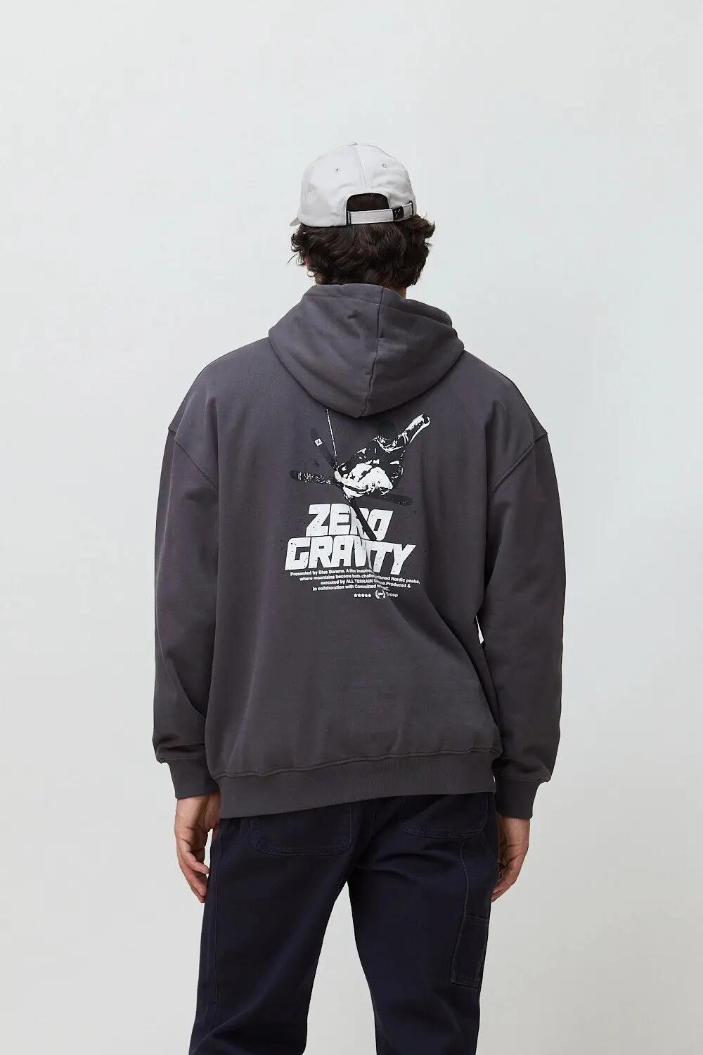 Sudadera con Capucha Blue Banana de 100% Algodón Orgánico Nordic Antracita 2/7
