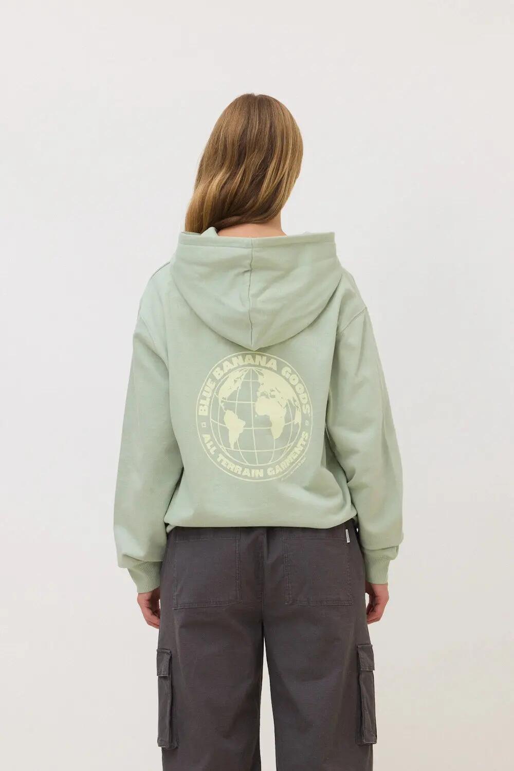 Sudadera con Capucha Blue Banana de 100% Algodón Orgánico Global Sage 5/7