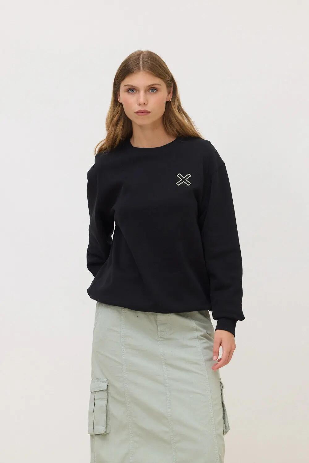 Sudadera Blue Banana de 100% Algodón Orgánico Reef Negra 4/7